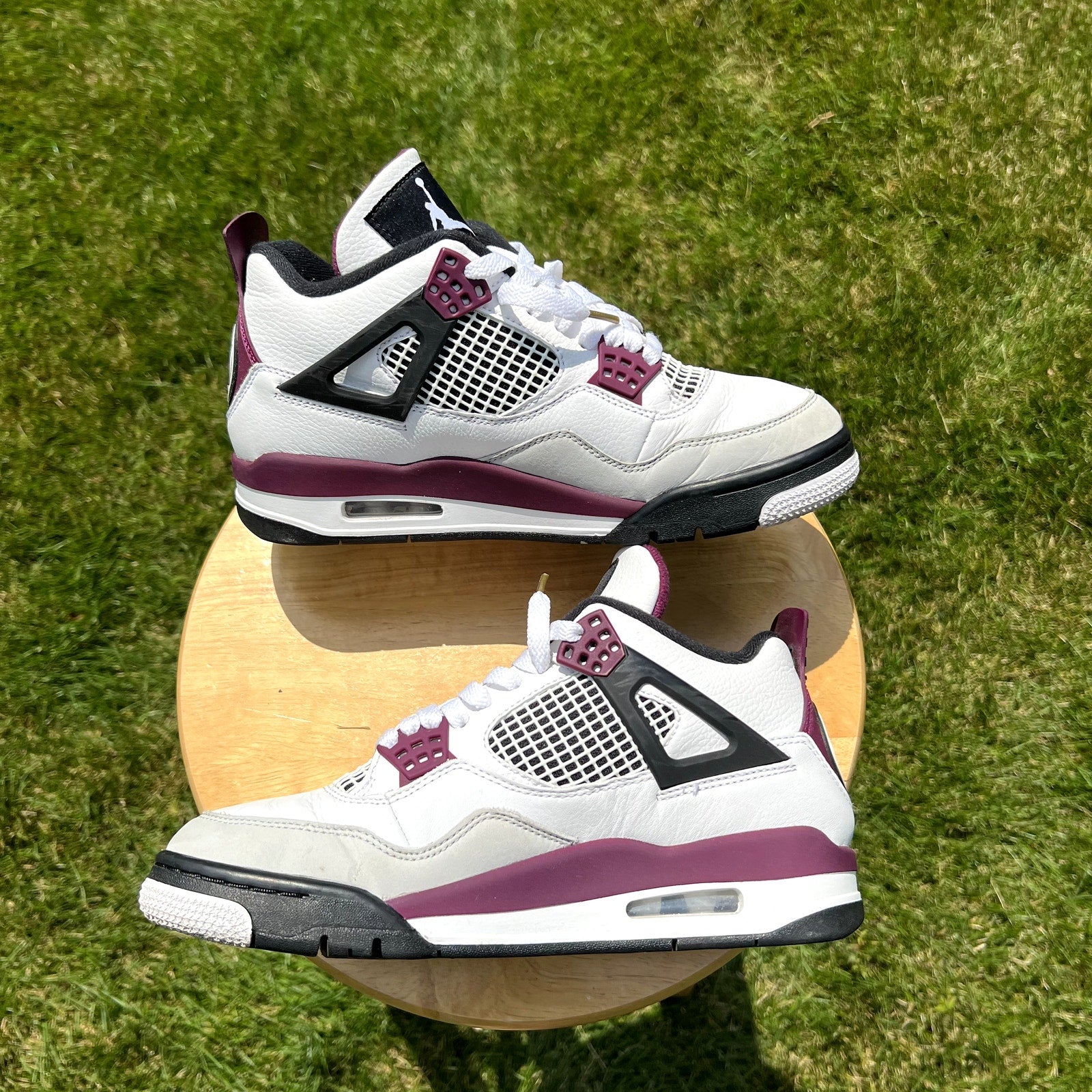 Paris Saint-Germain x Air Jordan 4 Retro Bordeaux Men's Shoes - Size 7.5