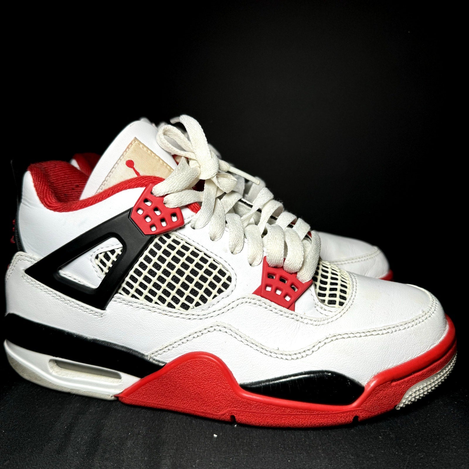 Air Jordan 4 Retro OG Fire Red 2020 Kids Shoes - Size 4.5