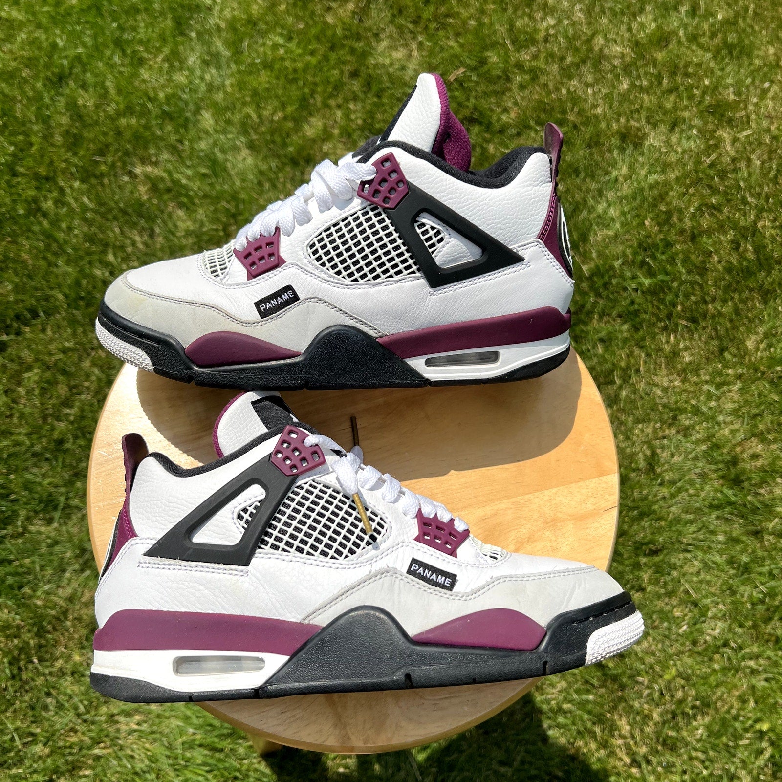 Paris Saint-Germain x Air Jordan 4 Retro Bordeaux Men's Shoes - Size 7.5