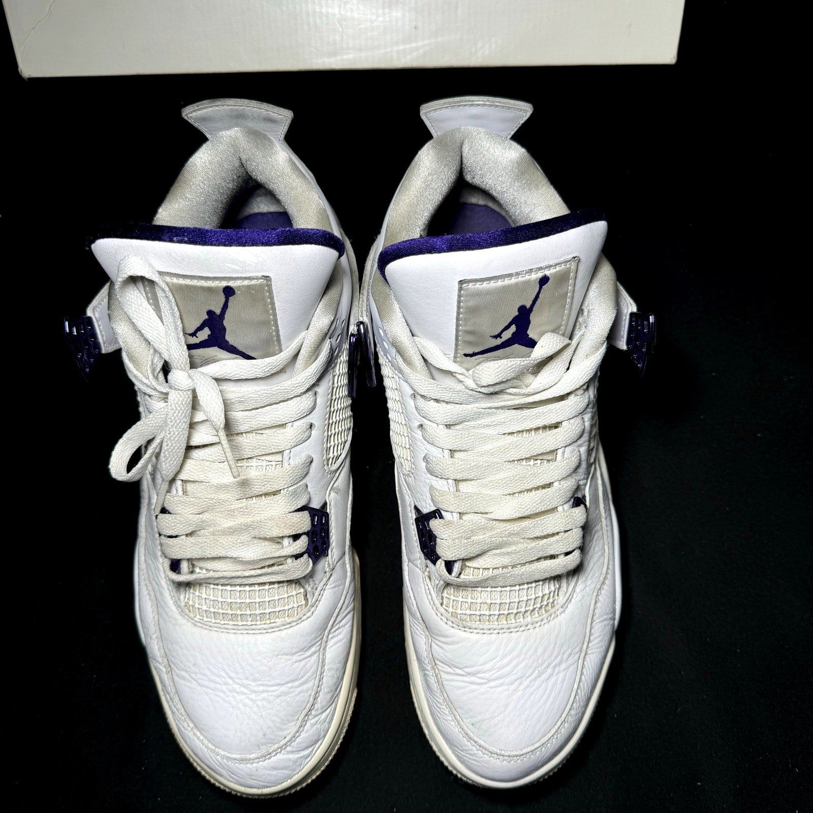 Air Jordan 4 Retro Purple Metallic 2020 Men's Shoes - Size 10.5