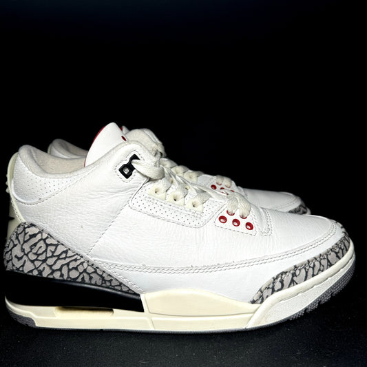 Air Jordan 3 Retro White Cement Reimagined Kids Shoes - Size 6