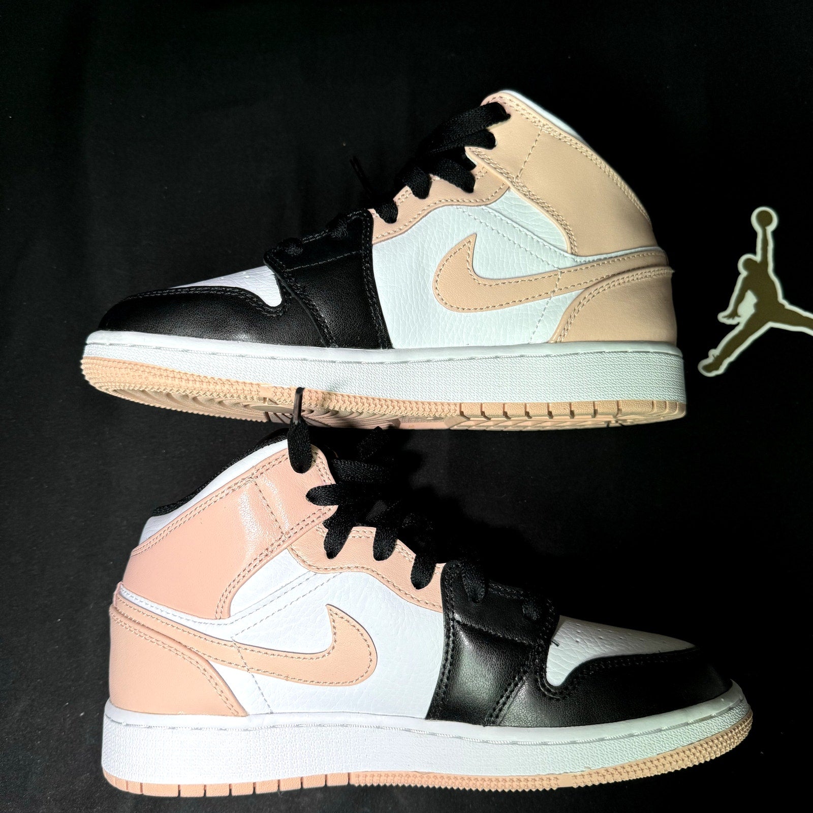 Air Jordan 1 Mid GS Crimson Tint Kids Shoes  - Size 5