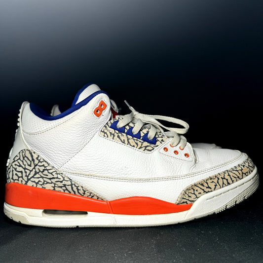 Air Jordan 3 Retro Knicks Men's Shoes - Size 13