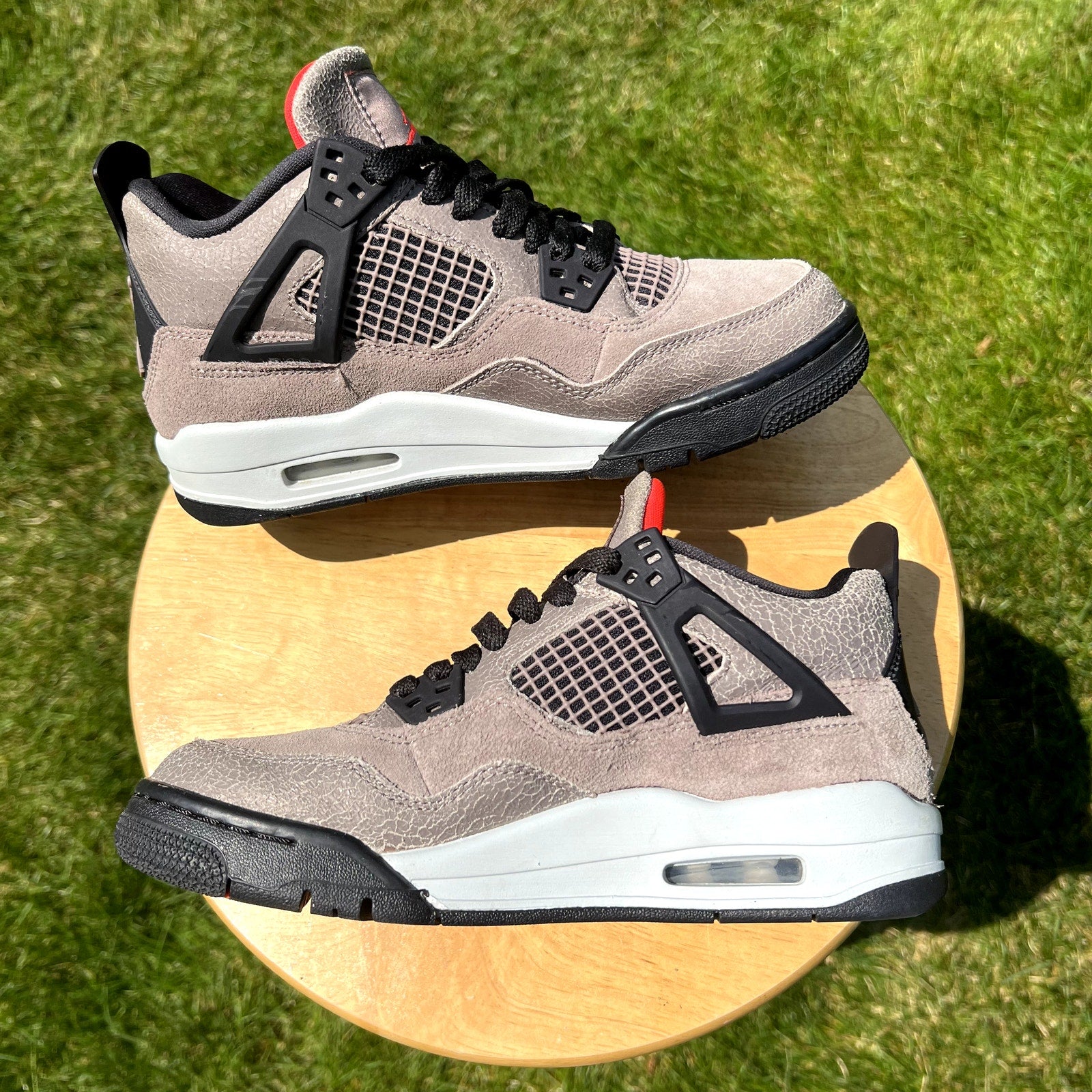 Air Jordan 4 Retro GS Taupe Haze Kids Shoes - Size 5