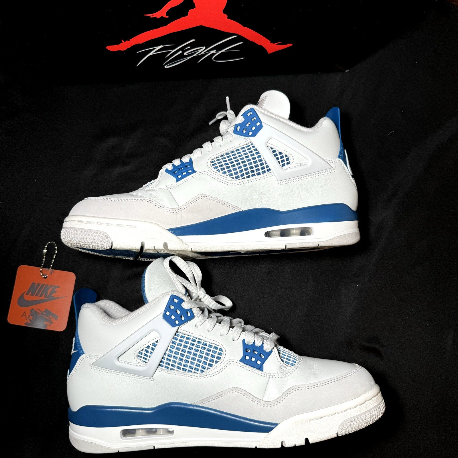 Air Jordan 4 Retro Military Blue 2024 Men's Shoes - Size 11