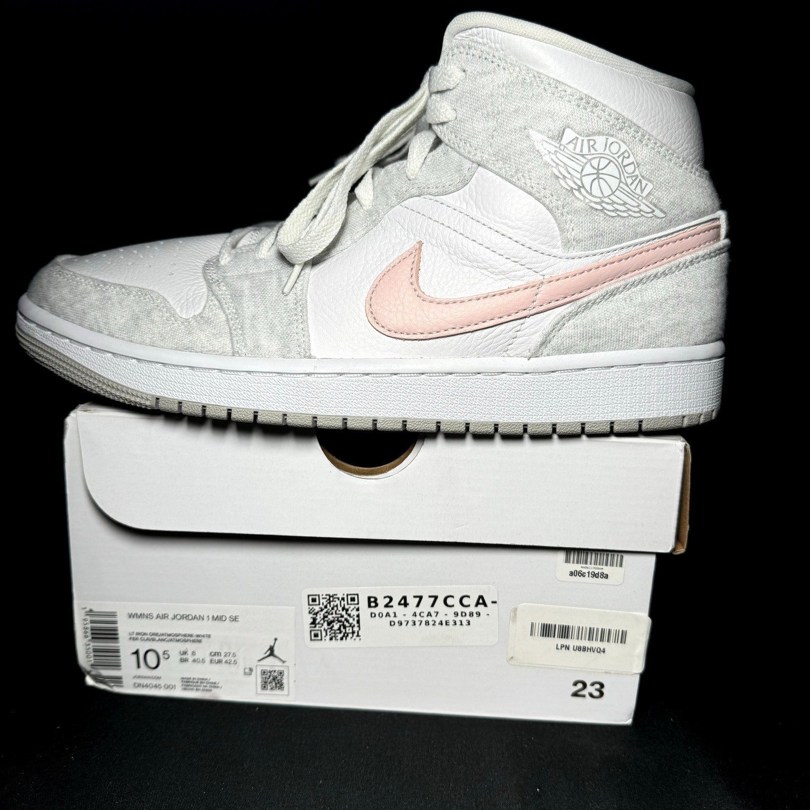 Air Jordan 1 Mid SE Iron Ore 2022 Women's Shoes  - Size 10.5