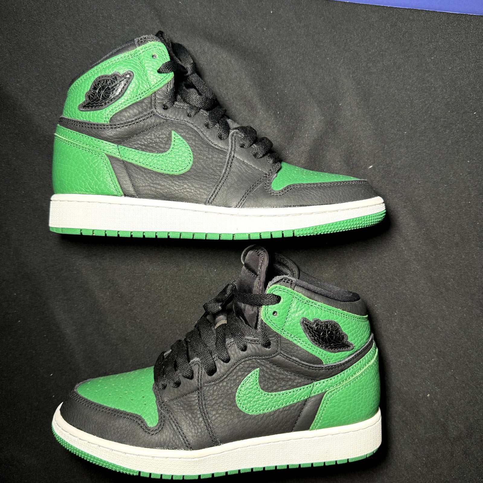 Air Jordan 1 Retro High OG GS Pine Green 2.0 Kids Shoes - Size 5.5