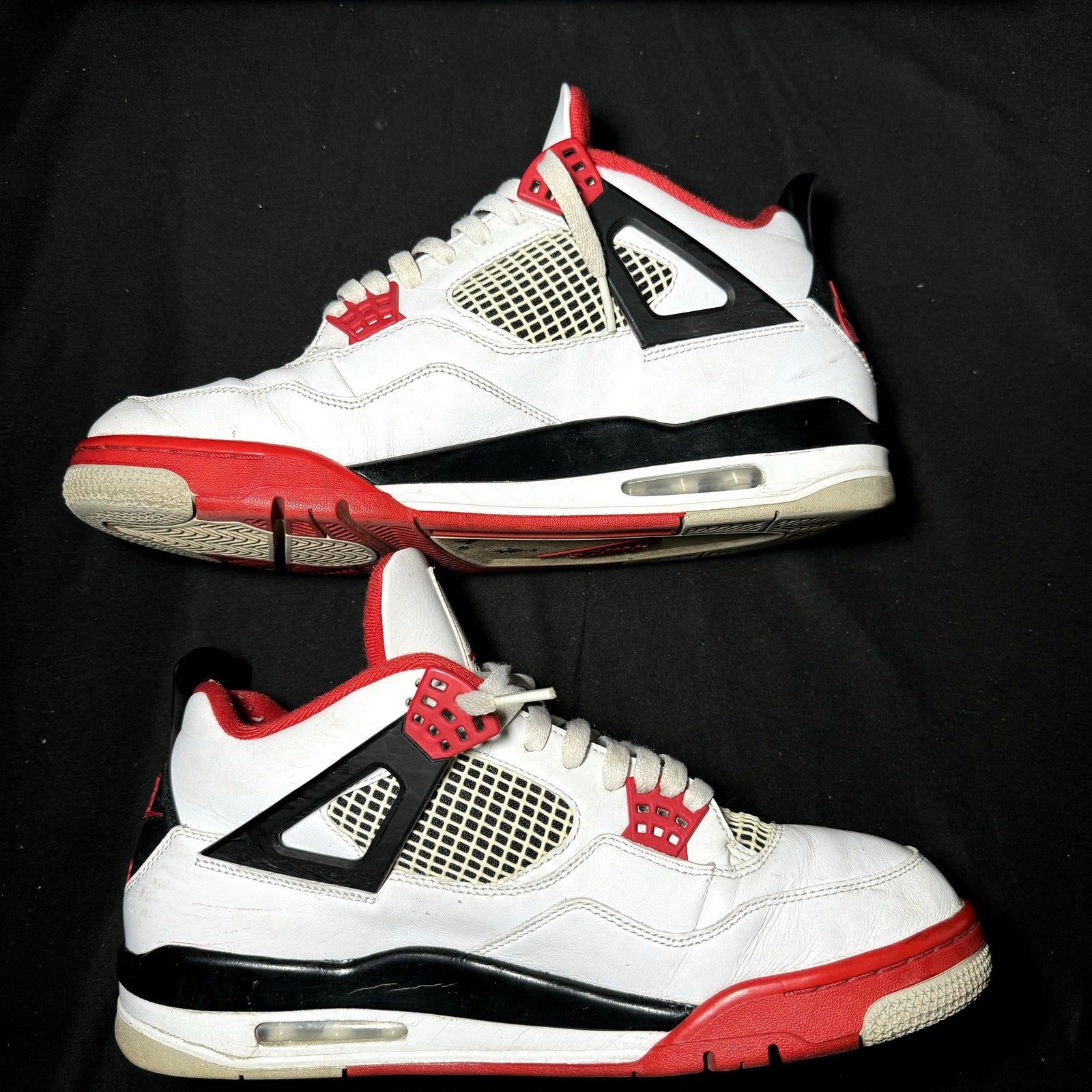 Air Jordan 4 Retro OG Fire Red 2020 Men's Shoes - Size 12