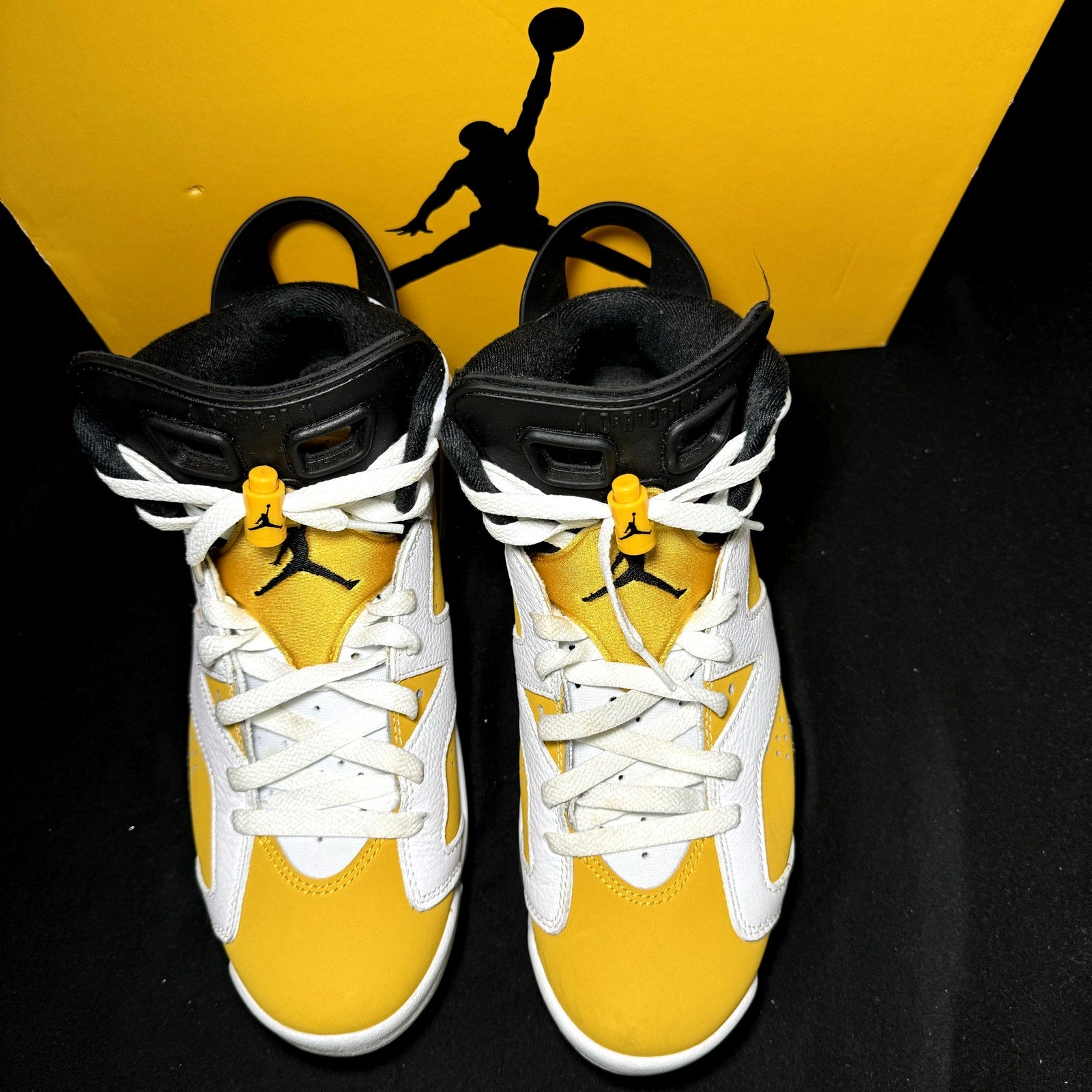 Air Jordan 6 Retro Yellow Ochre Men's Shoes - Size 8.5