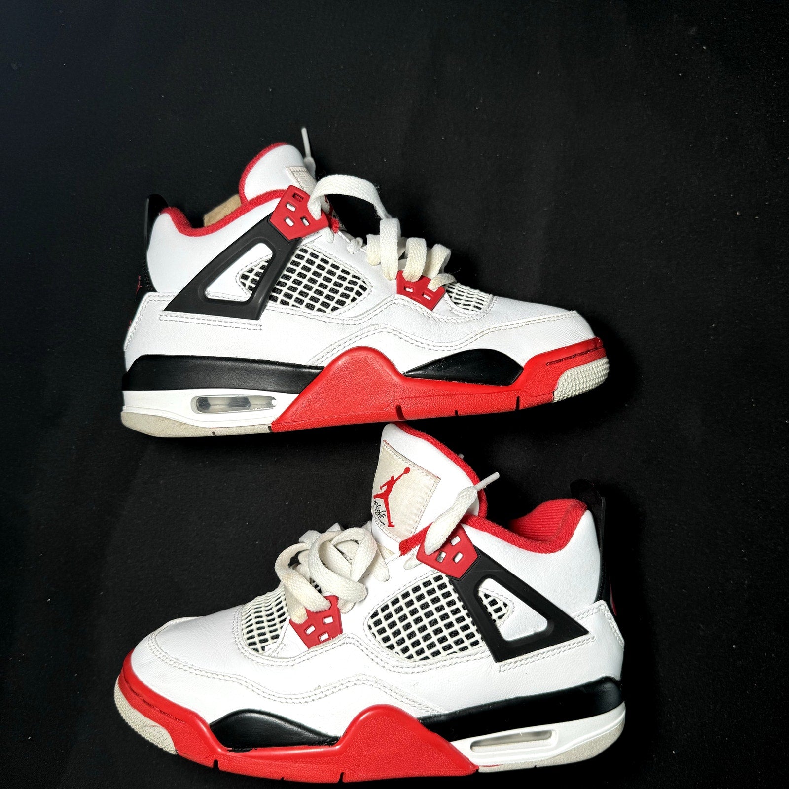 Air Jordan 4 Retro OG GS Fire Red 2020 Kids Shoes - Size 4