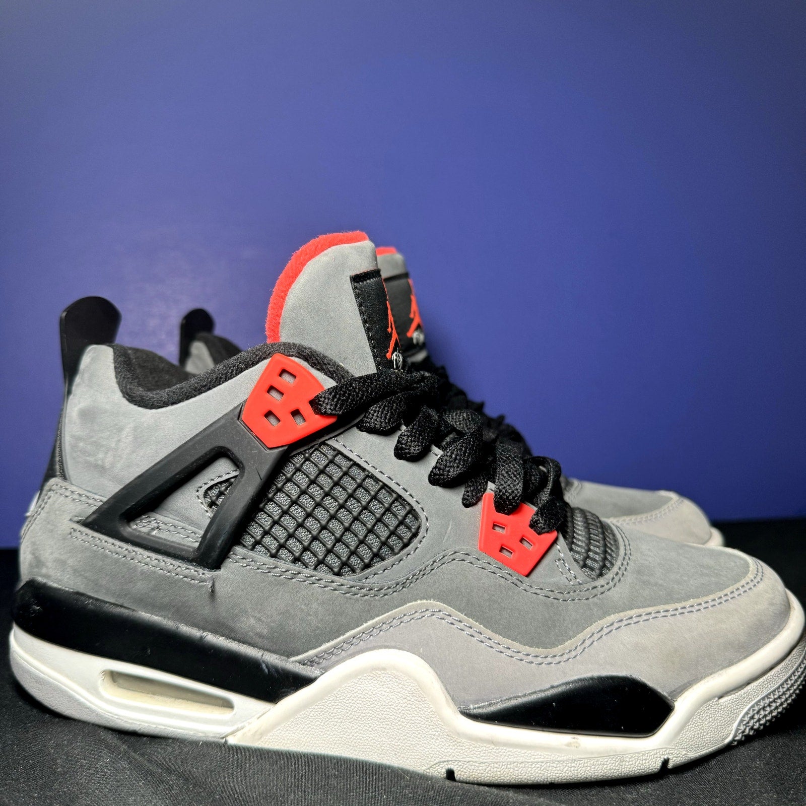 Air Jordan 4 Retro GS Infrared Kids Shoes - Size 7