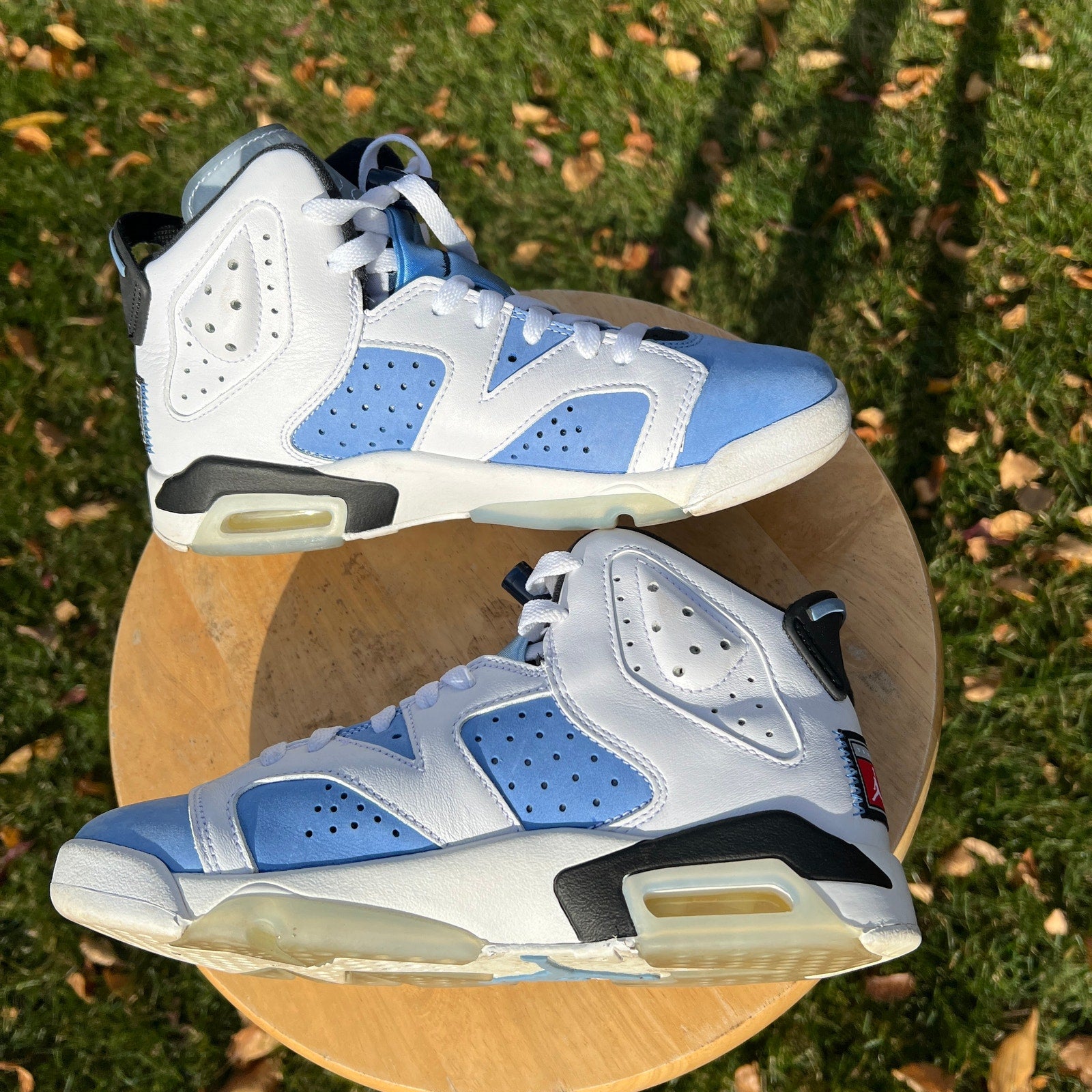 Air Jordan 6 Retro GS UNC Home Kids Shoes - Size 5.5