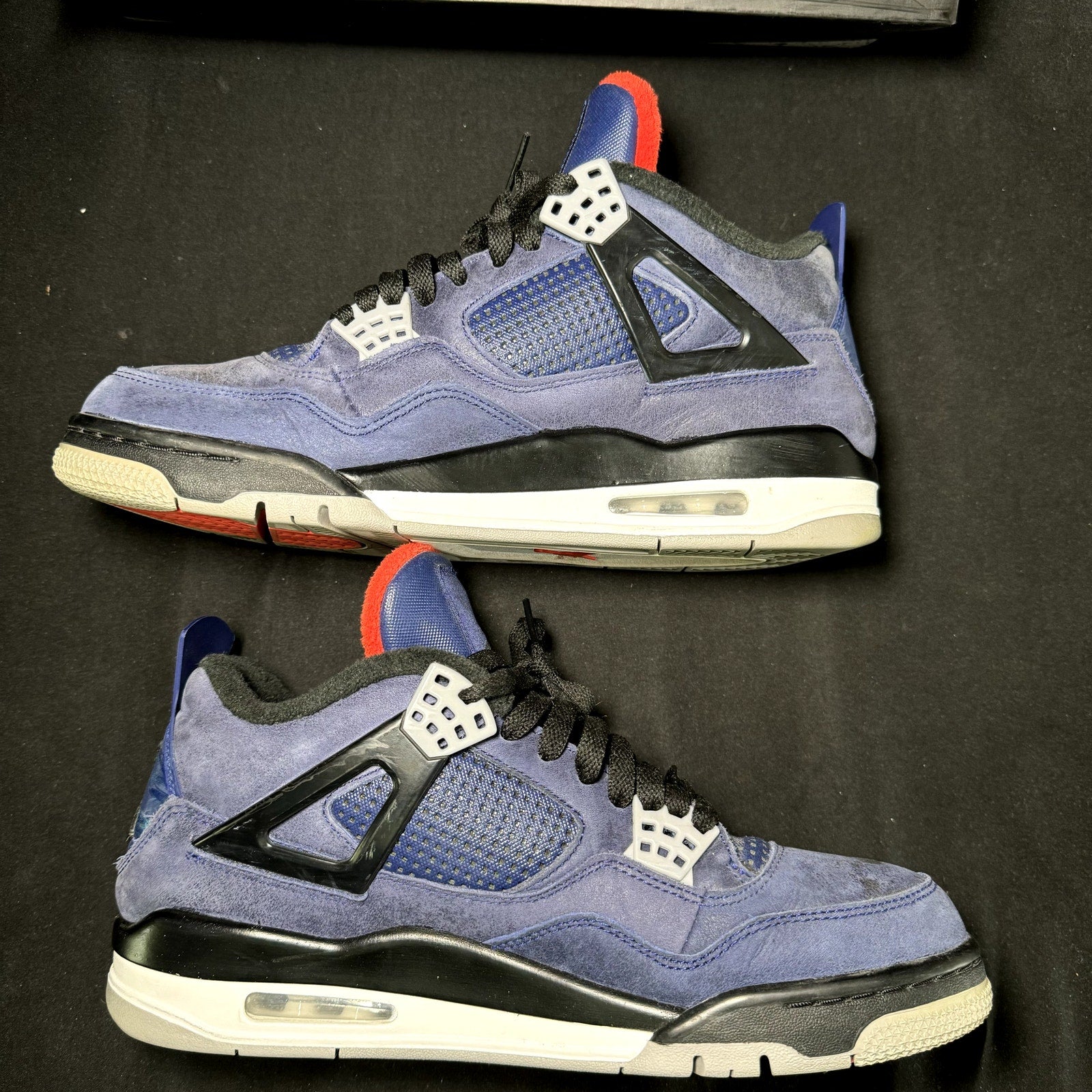 Air Jordan 4 Retro Winter Loyal Blue 2019 Men's Shoes - Size 10