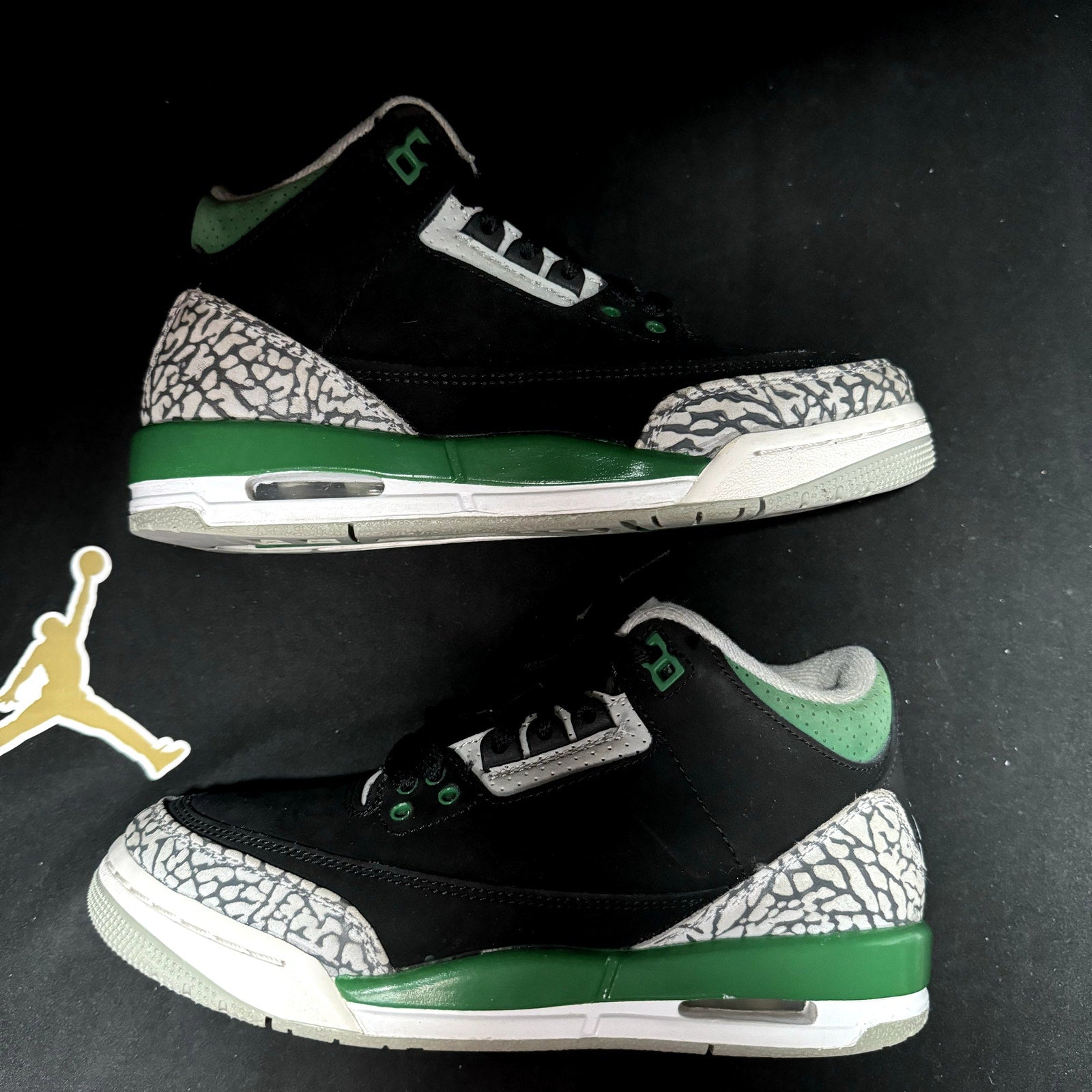 Air Jordan 3 Retro GS Pine Green 2021 Kids Shoes - Size 5