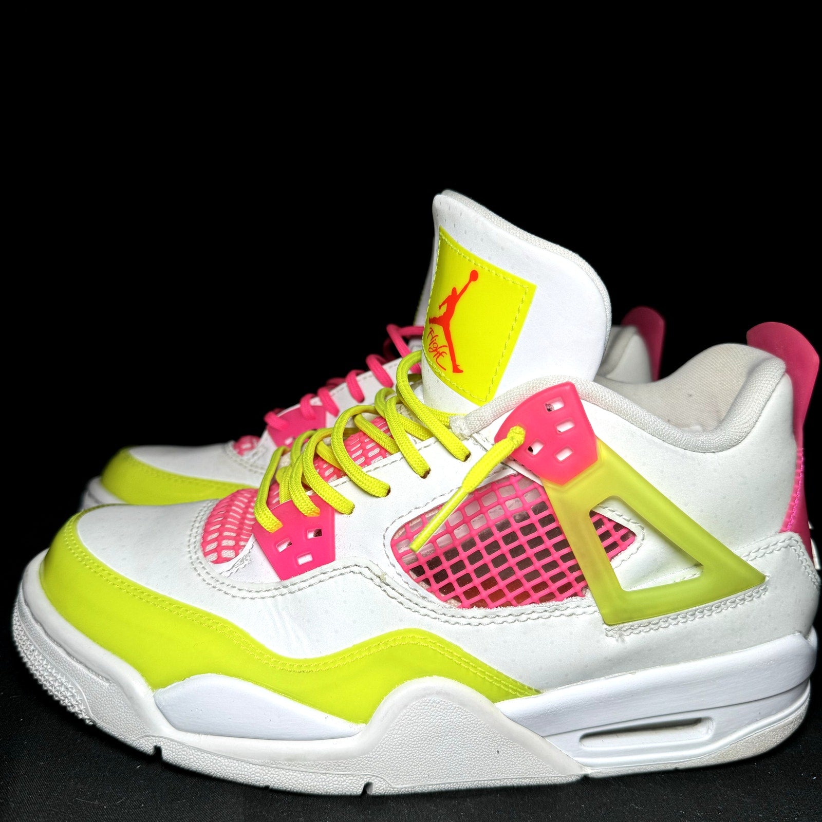 Air Jordan 4 Retro GS Lemon Venom 2020 Kids Shoes - Size 5.5