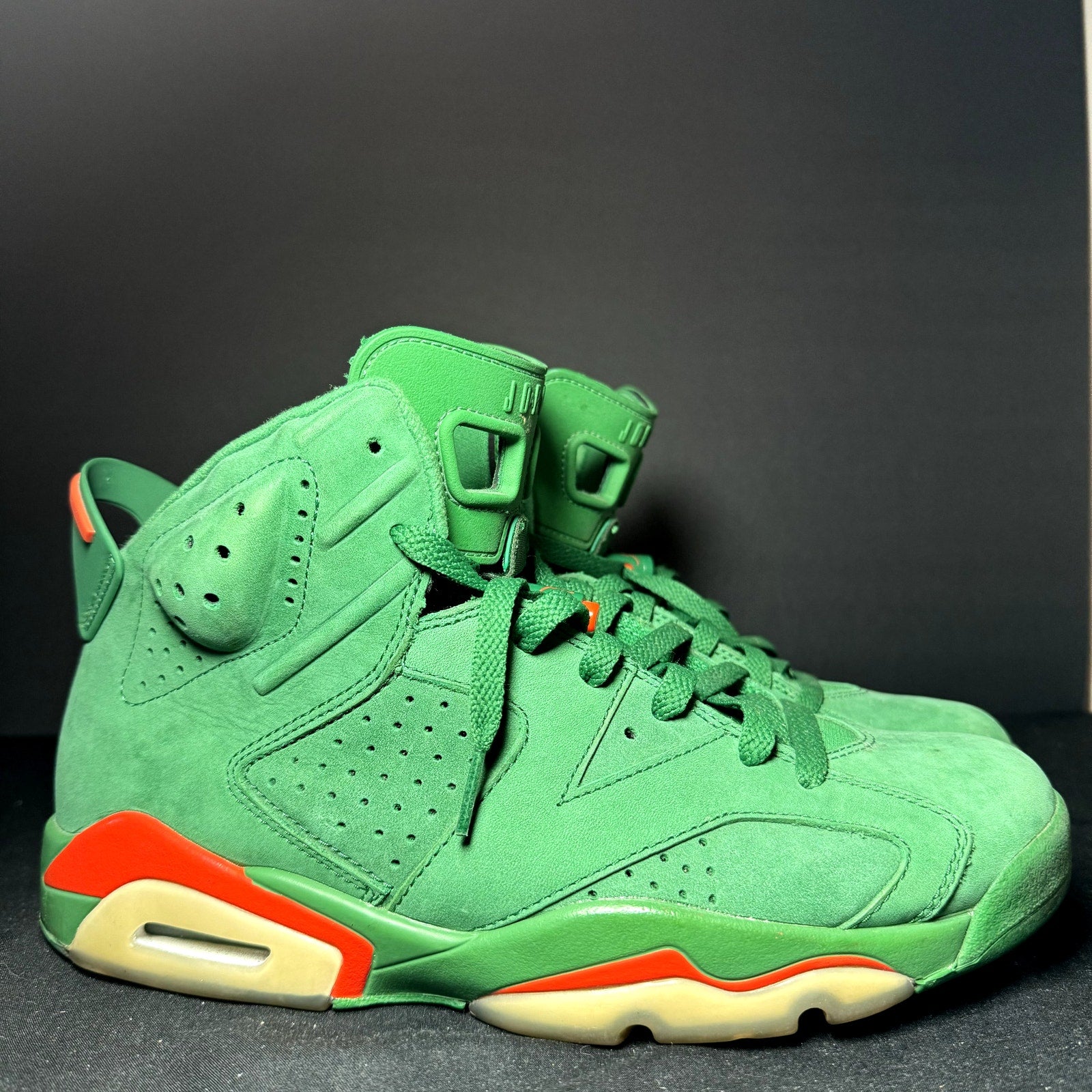 Air Jordan 6 Retro NRG Green Suede Gatorade Men's Shoes - Size 9