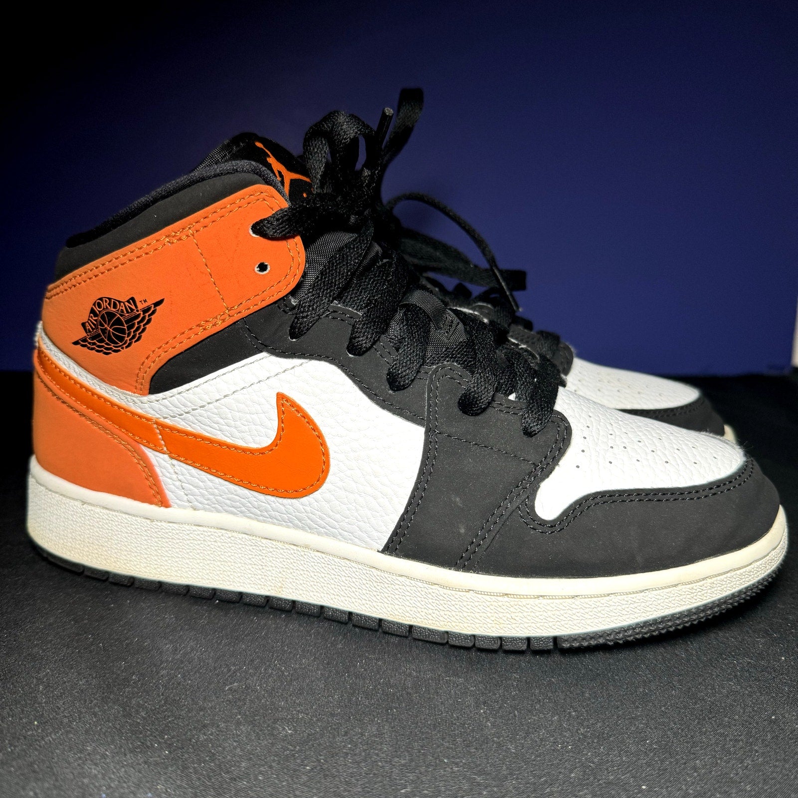 Air Jordan 1 Mid GS Shattered Backboard Kids Shoes - Size 6