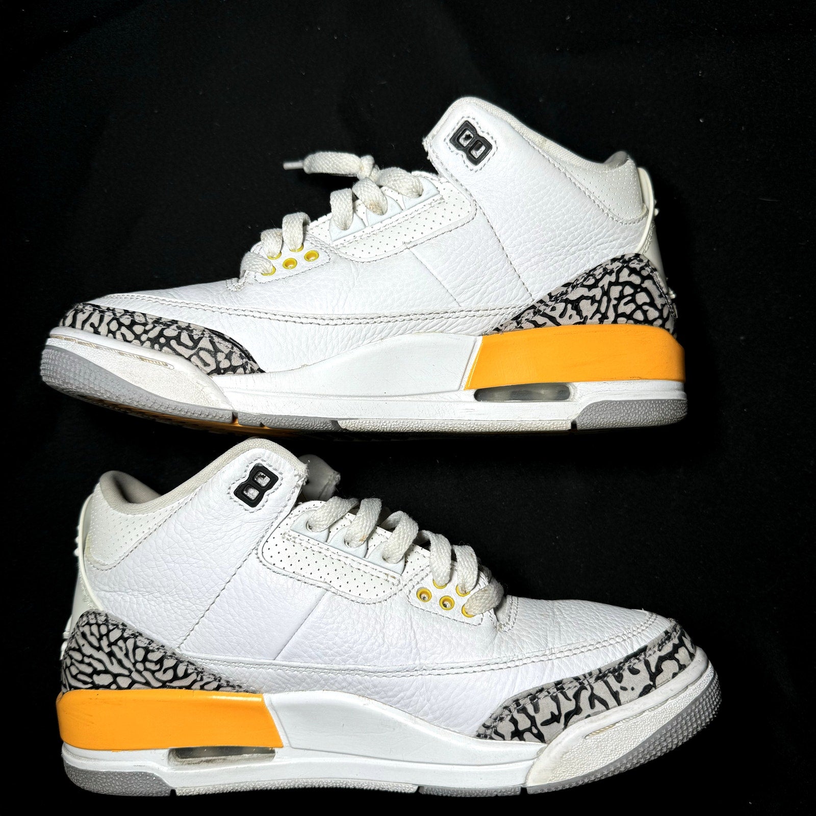 Air Jordan 3 Retro Laser Orange Women's Shoes - Size 7.5