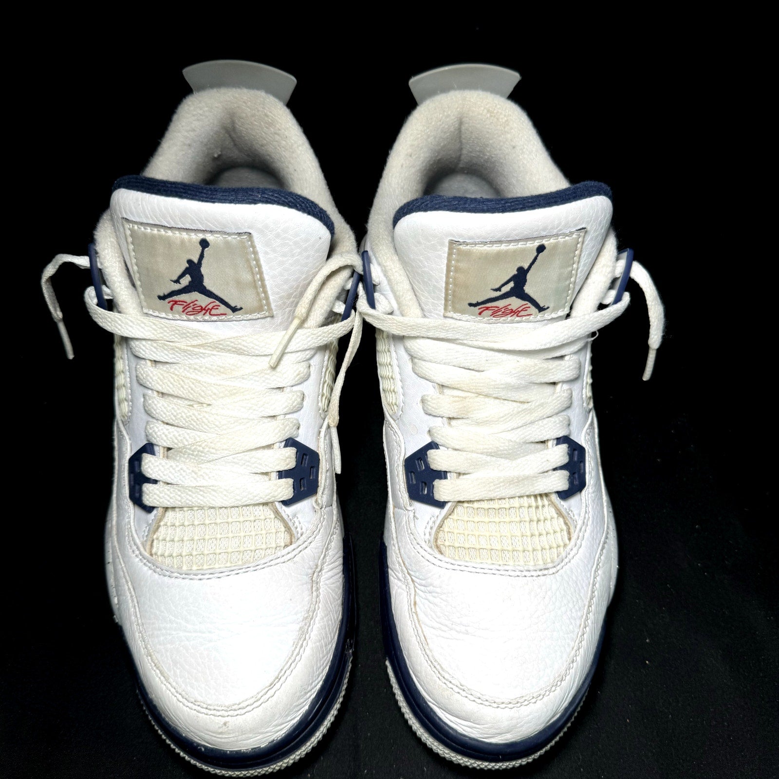 Air Jordan 4 Retro GS Midnight Navy Kids Shoes - Size 7