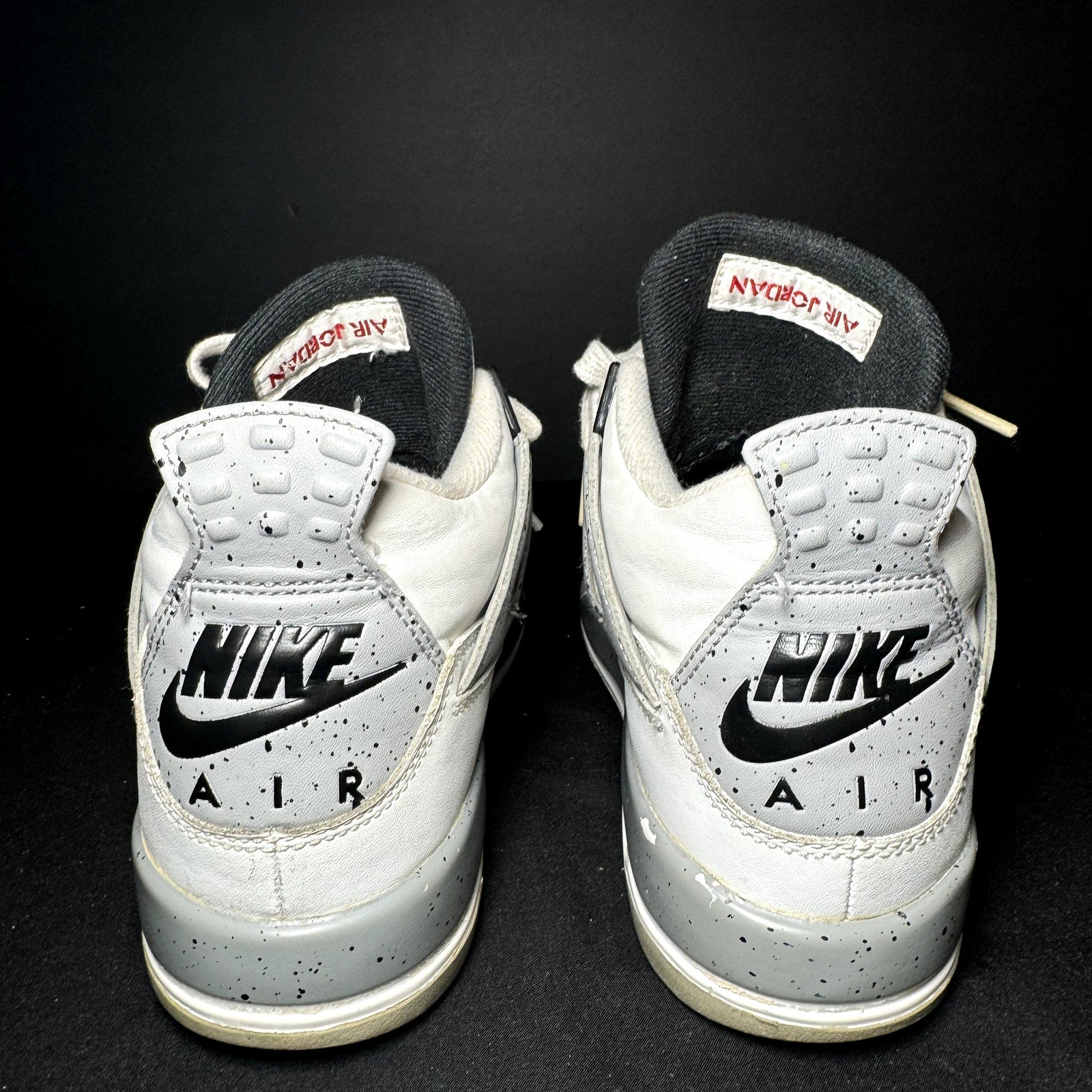 Air Jordan 4 Retro OG BG White Cement 2016 Kids Shoes - Size 5