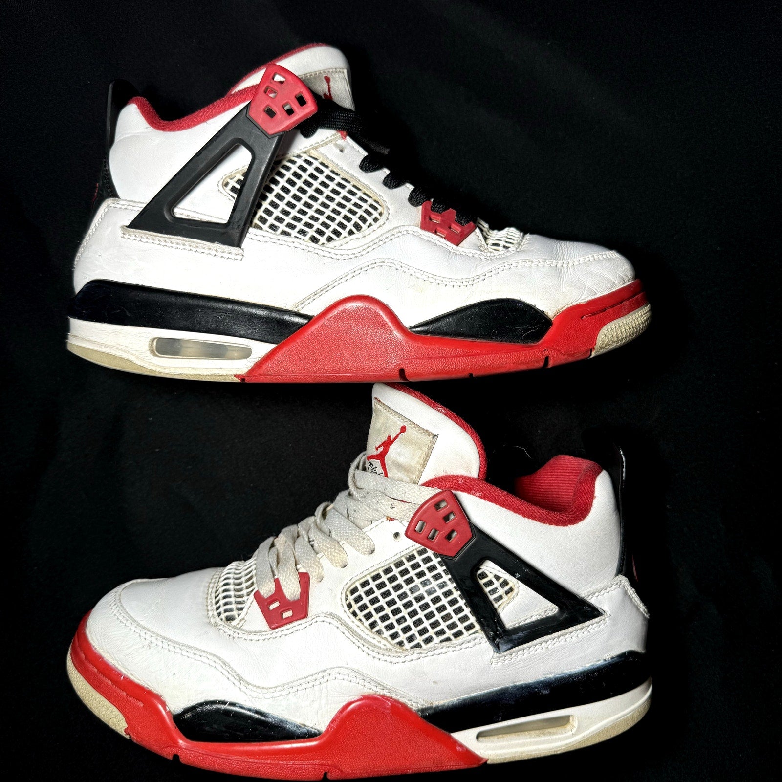 Air Jordan 4 Retro OG GS Fire Red 2020 Kids Shoes - Size 6.5