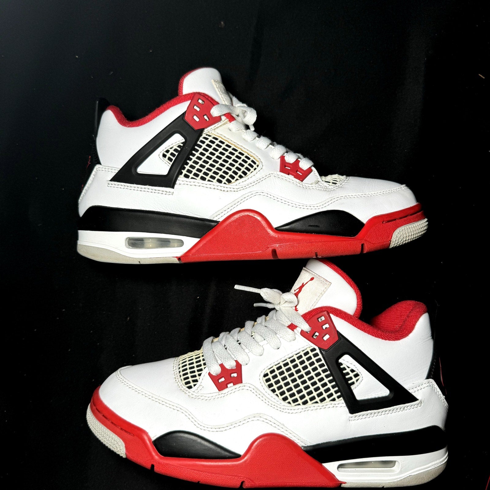 Air Jordan 4 Retro OG GS Fire Red 2020 Kids Shoes - Size 7