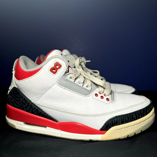 Air Jordan 3 Retro Fire Red 2013 Men's Shoes - Size 8