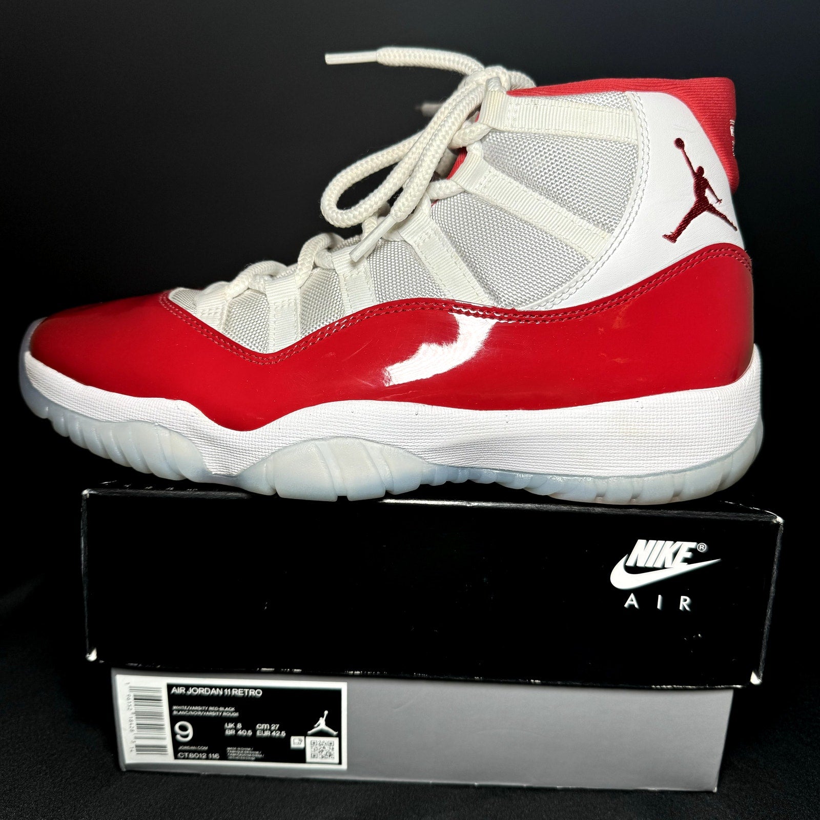 Air Jordan 11 Retro Cherry Men's Shoes - Size 9