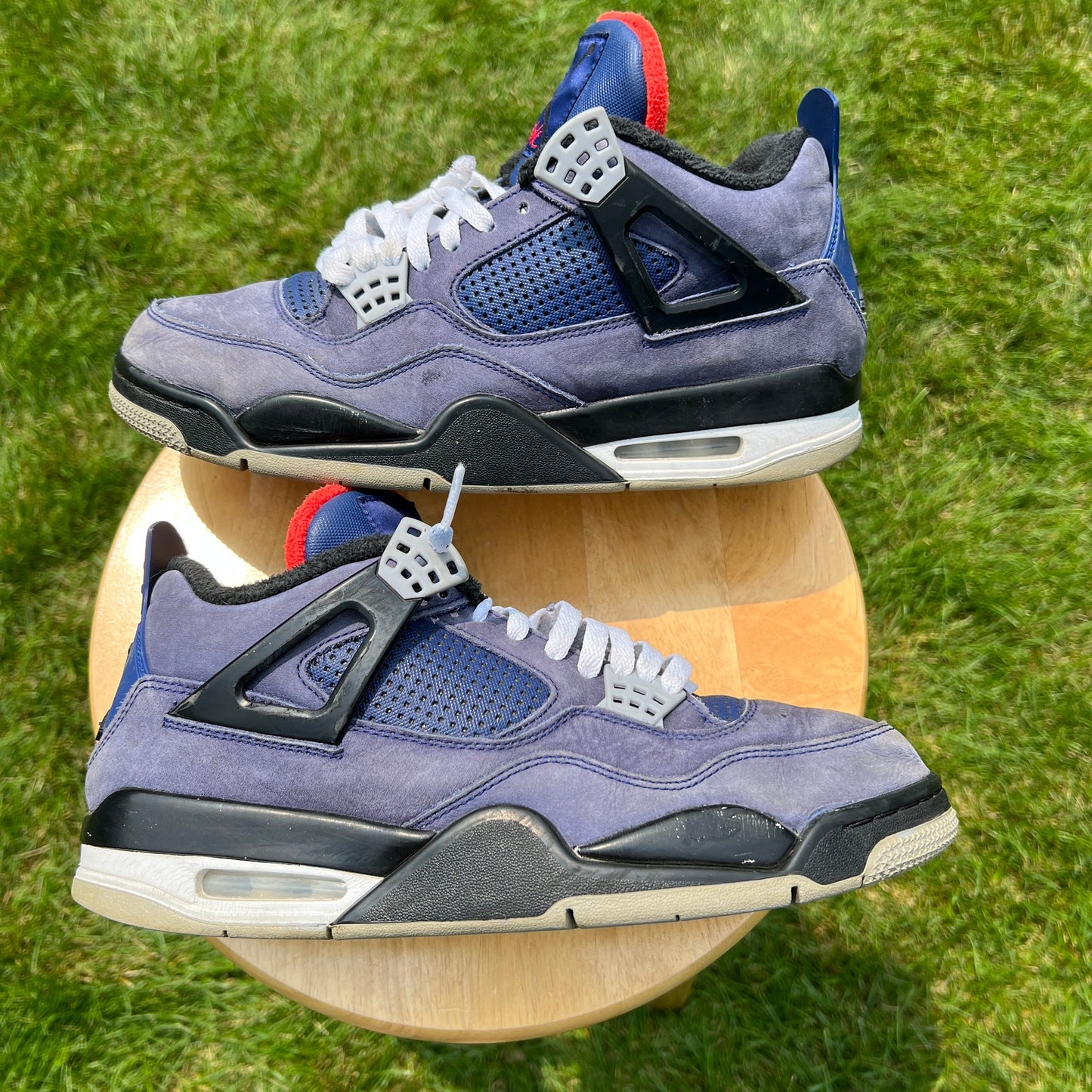 Air Jordan 4 Retro Winter Loyal Blue Men's Shoes - Size 10.5