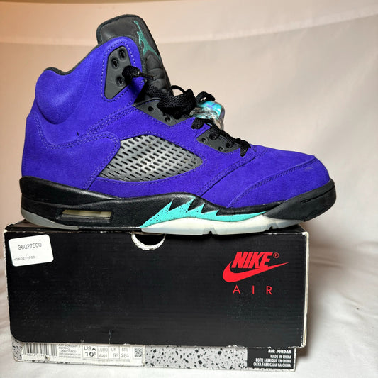 Air Jordan 5 Retro Alternate Grape Men's Shoes - Size 10.5