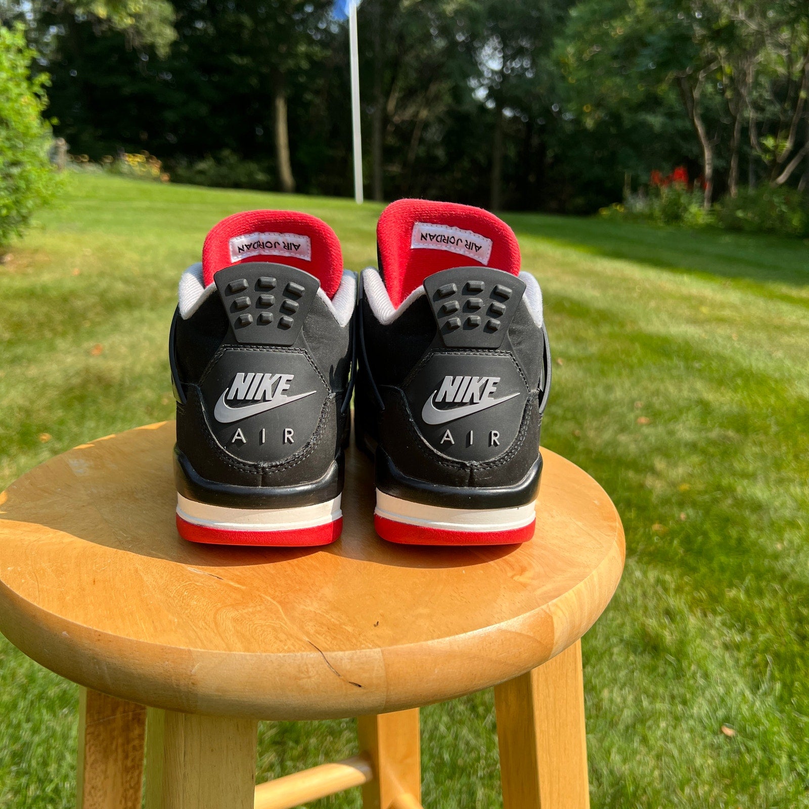 Air Jordan 4 Retro OG GS Bred 2019 Kids Shoes - Size 5