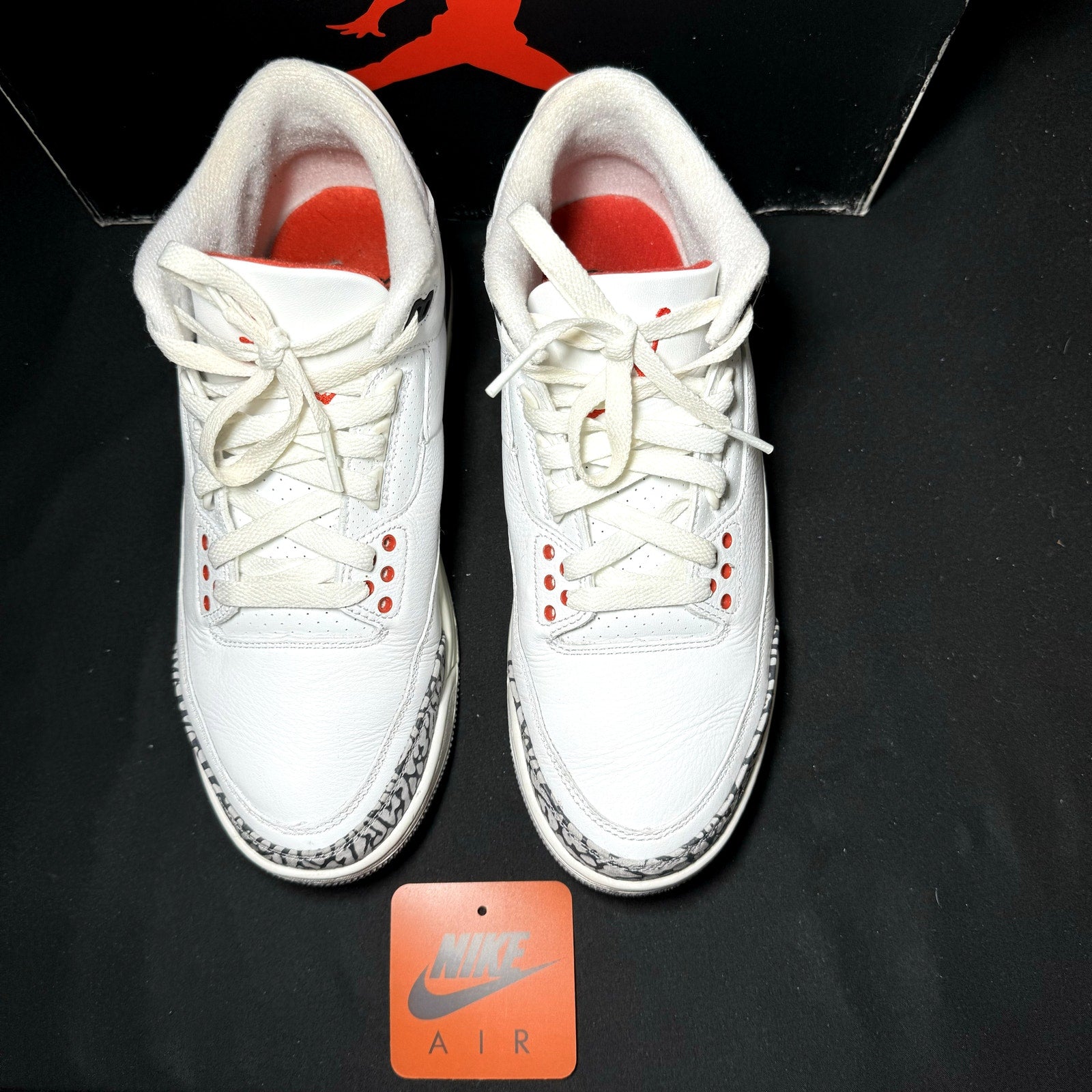 Air Jordan 3 Retro White Cement Reimagined Men's Shoes - Size 8