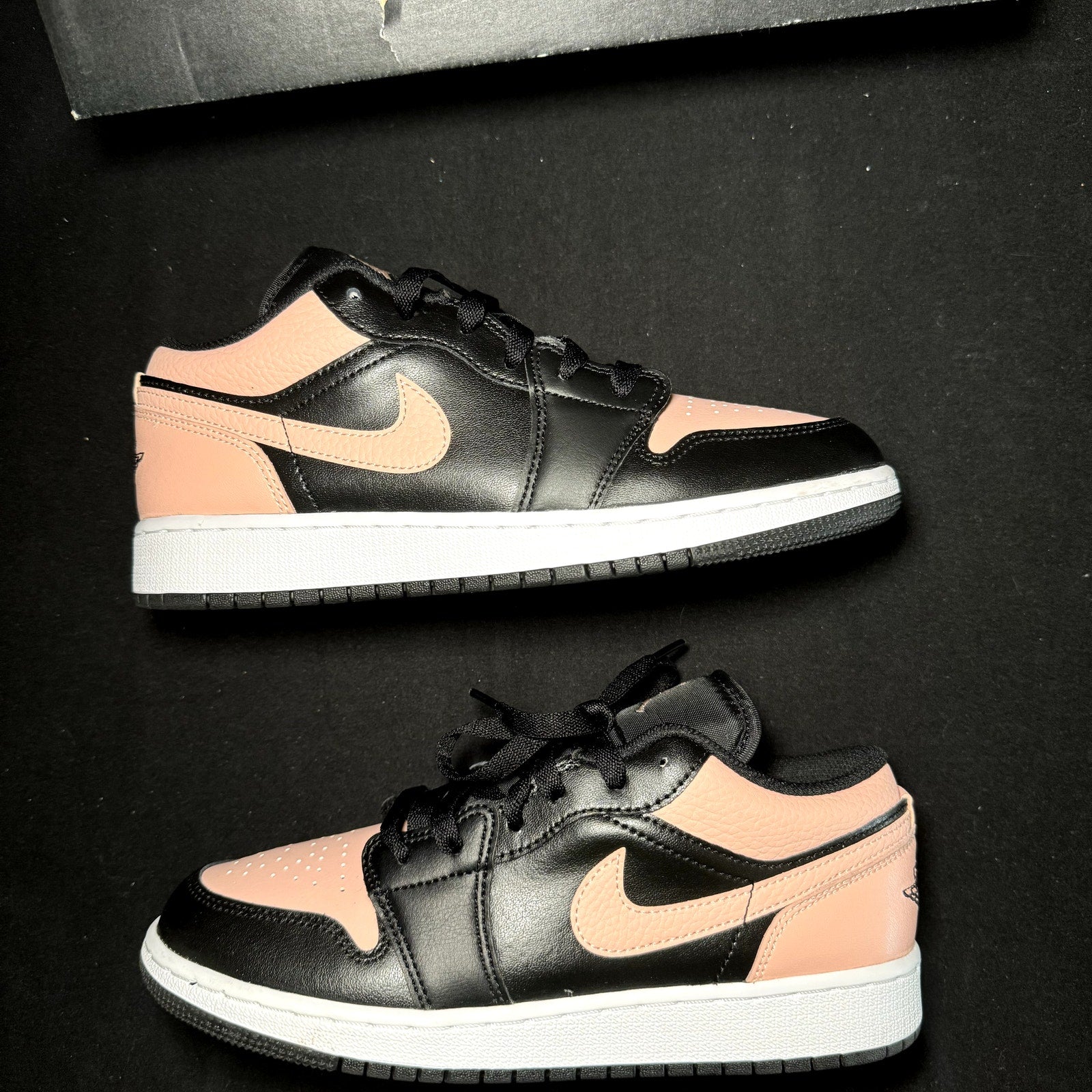 Air Jordan 1 Low GS Crimson Tint Kids Shoes - Size 6