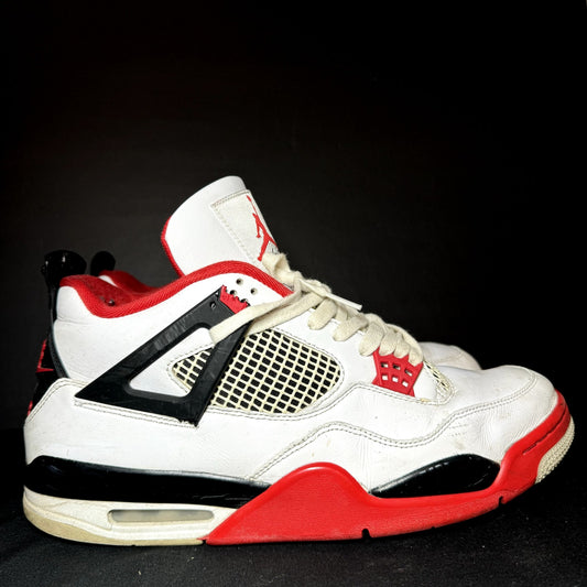 Air Jordan 4 Retro OG Fire Red 2020 Men's Shoes - Size 12