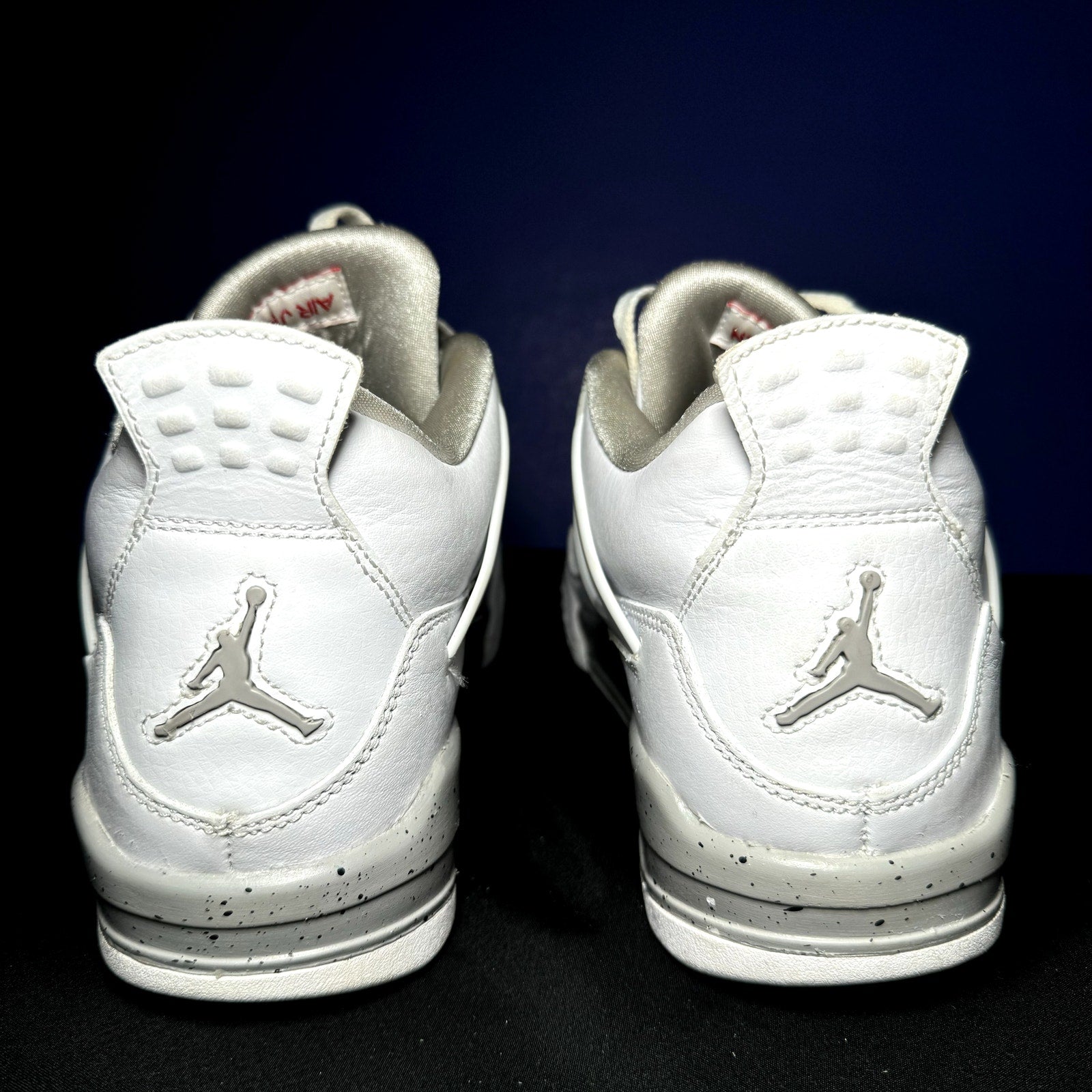 Air Jordan 4 Retro GS White Oreo Kids Shoes - Size 7