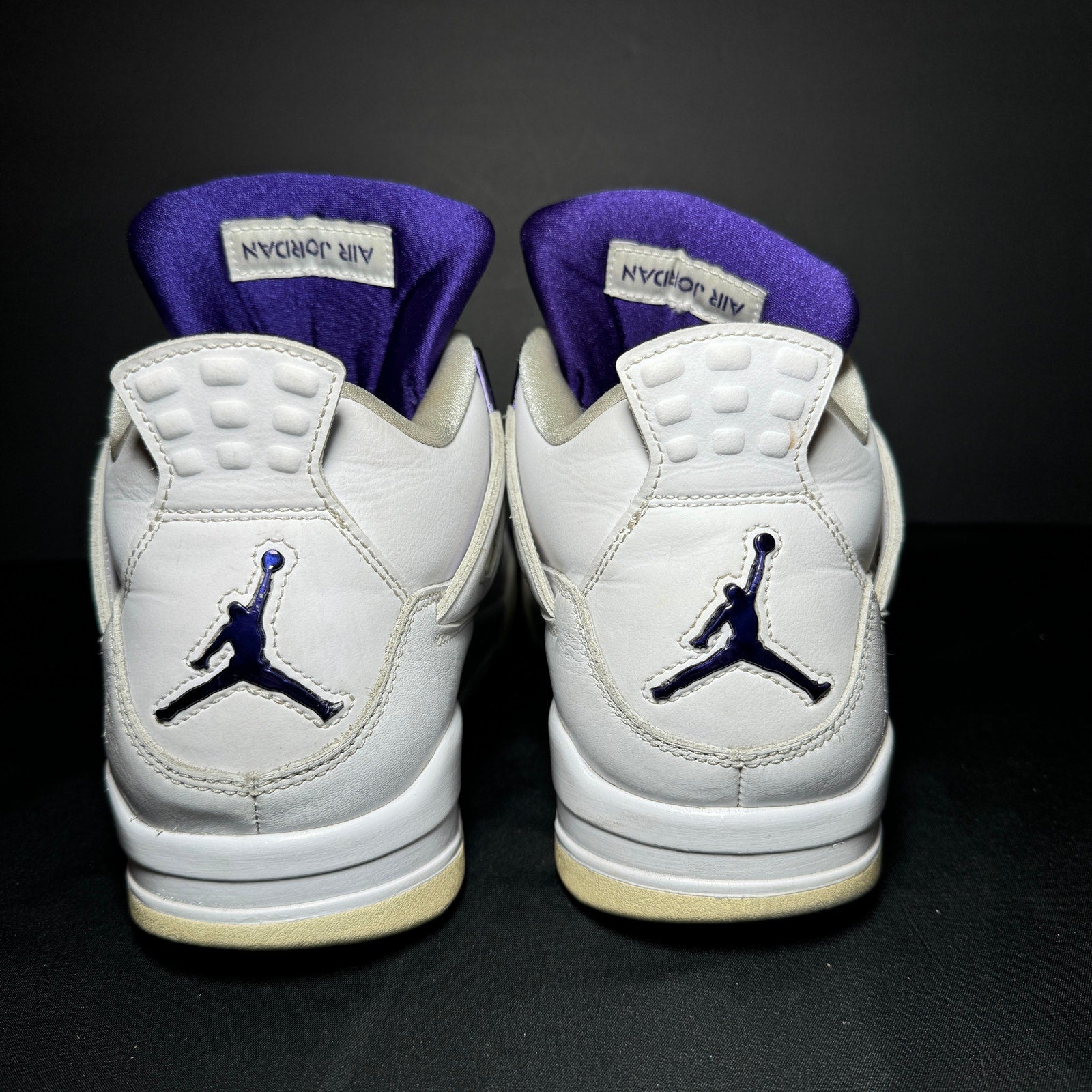 Air Jordan 4 Retro Purple Metallic Men's Shoes - Size 10.5