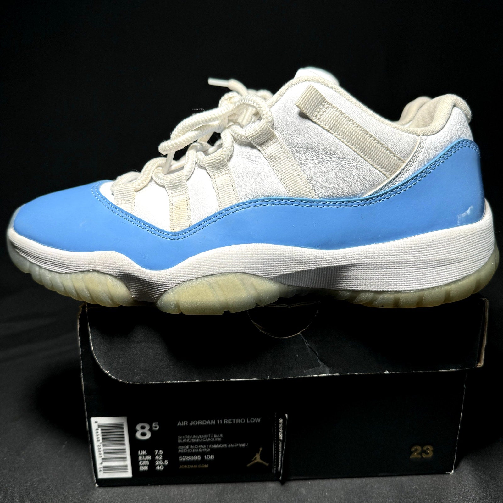 Air Jordan 11 Retro Low UNC 2017 Men's Shoes - Size 8.5