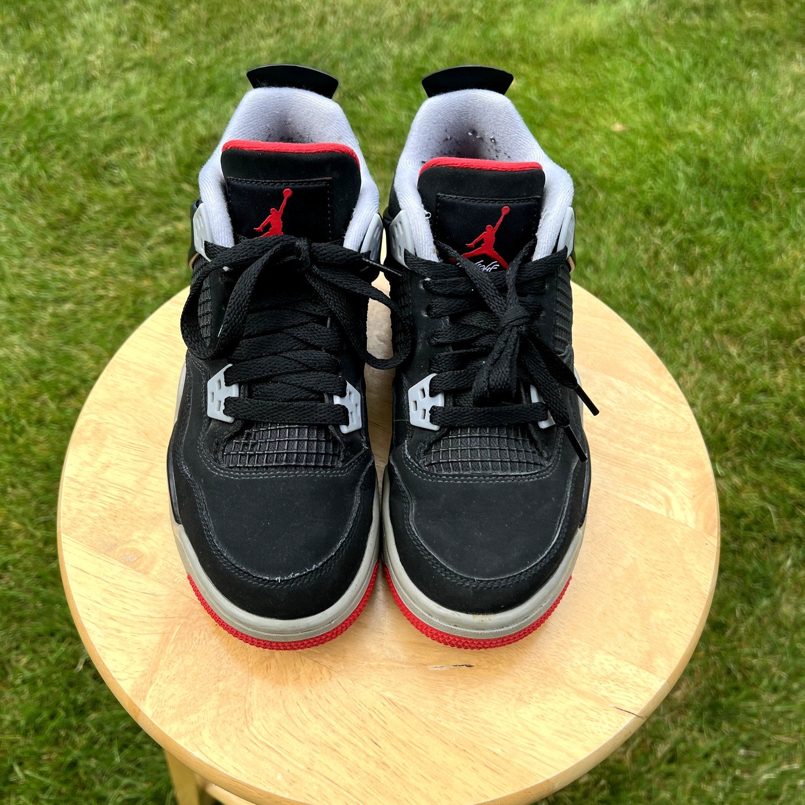 Air Jordan 4 Retro OG GS Bred 2019 Kids Shoes - Size 5.5