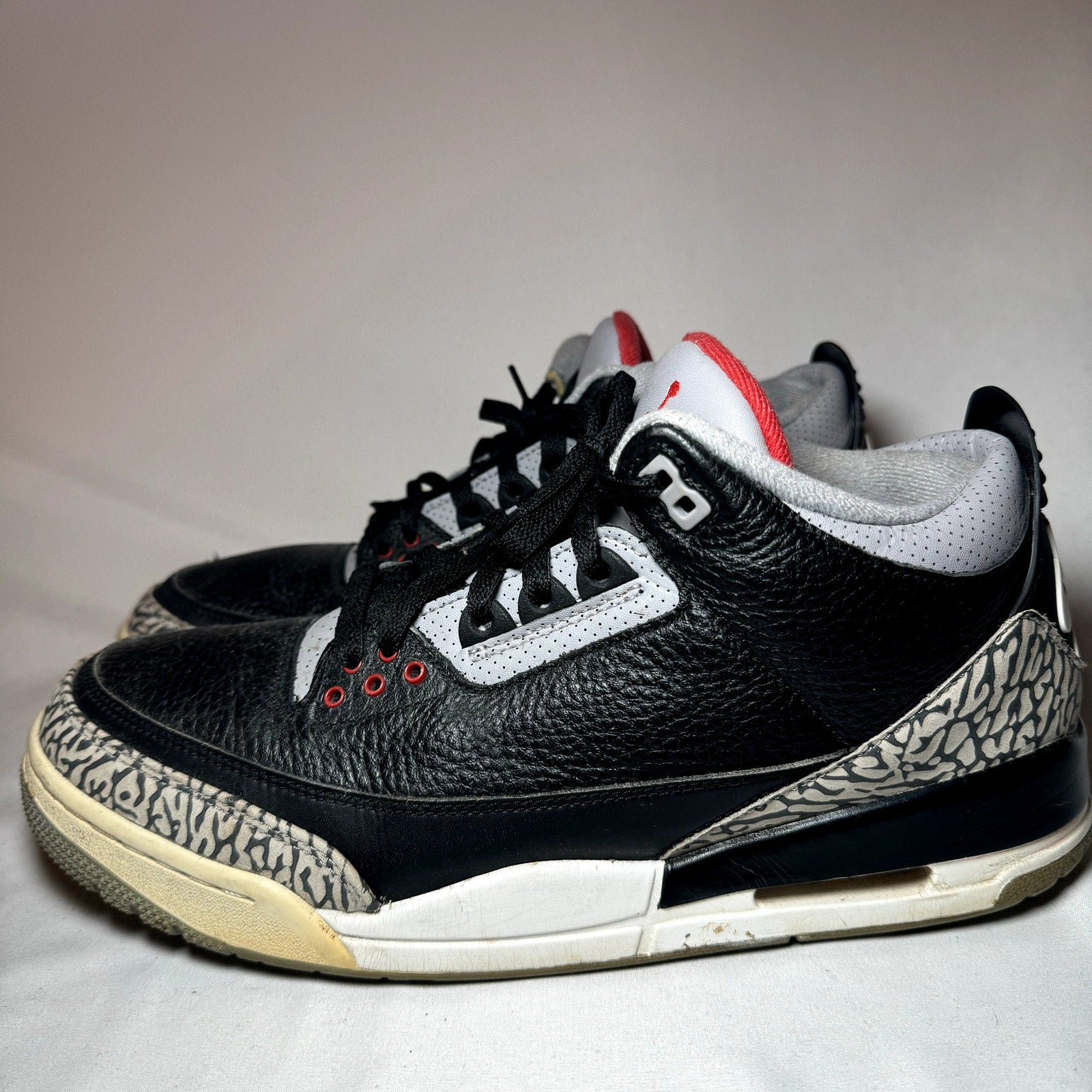 Air Jordan 3 Retro OG Black Cement 2018 Men's Shoes - Size 11.5