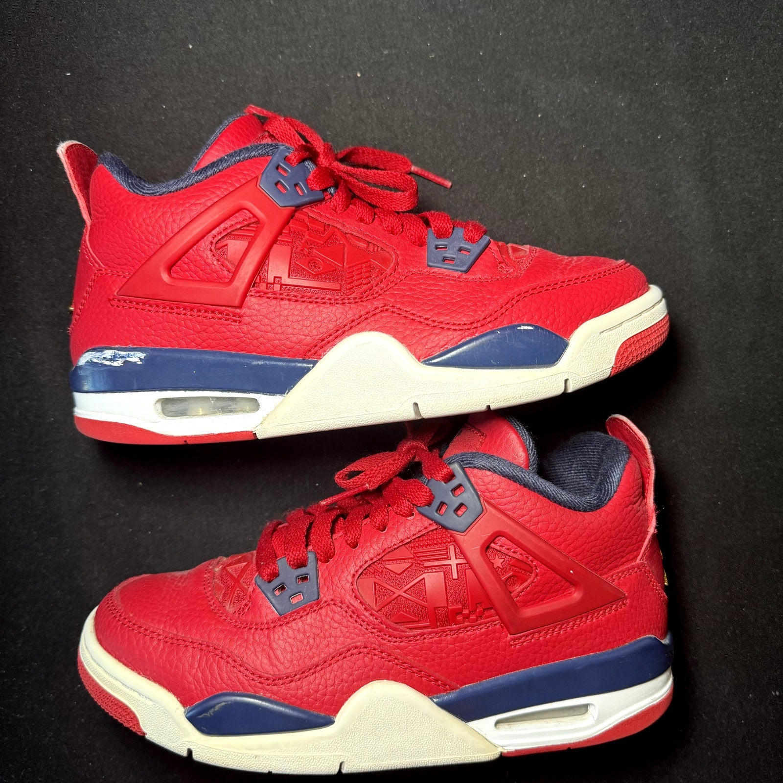 Air Jordan 4 Retro GS FIBA Kids Shoes - Size 4.5