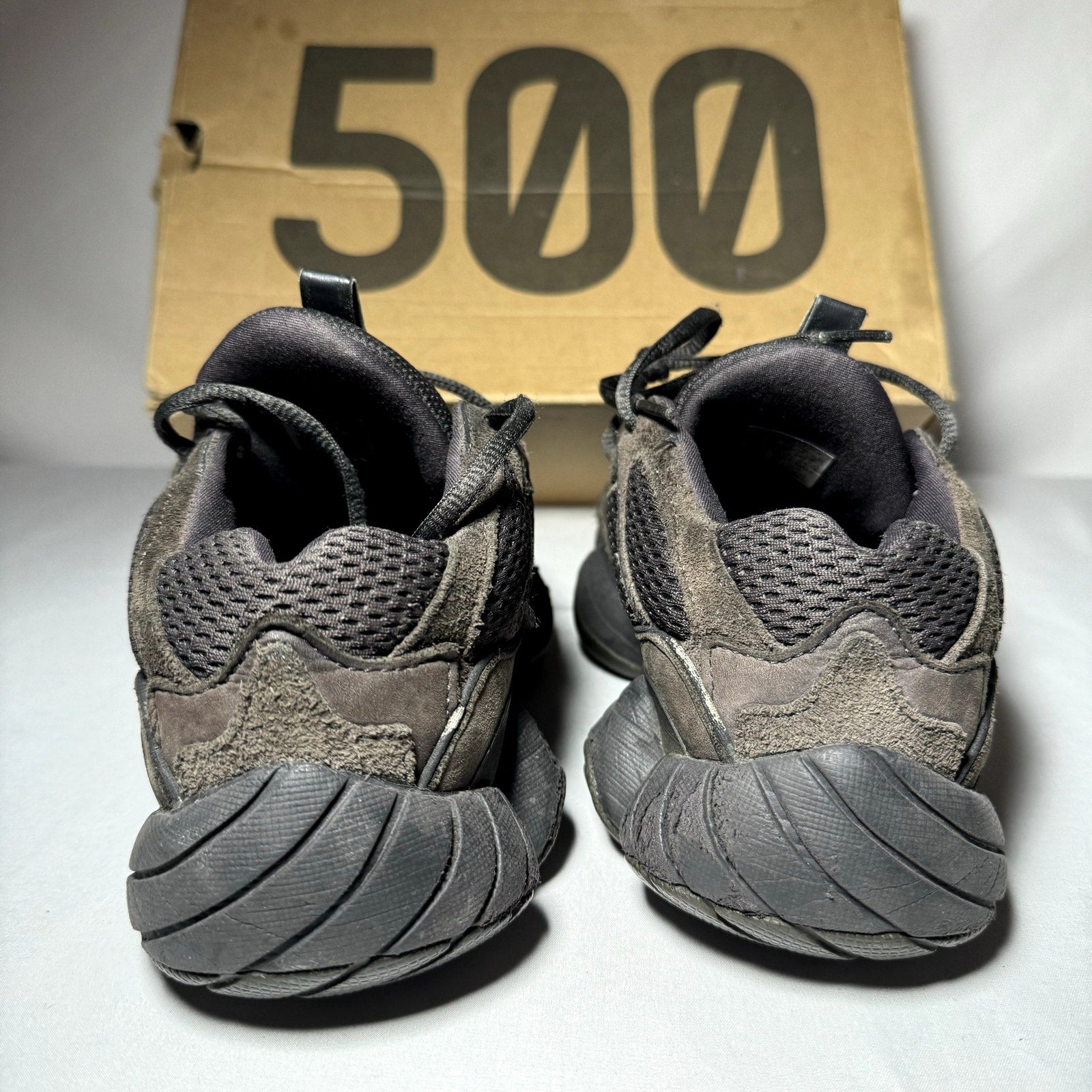 Adidas Yeezy 500 Utility Black 2018 Kids Shoes - Size 6