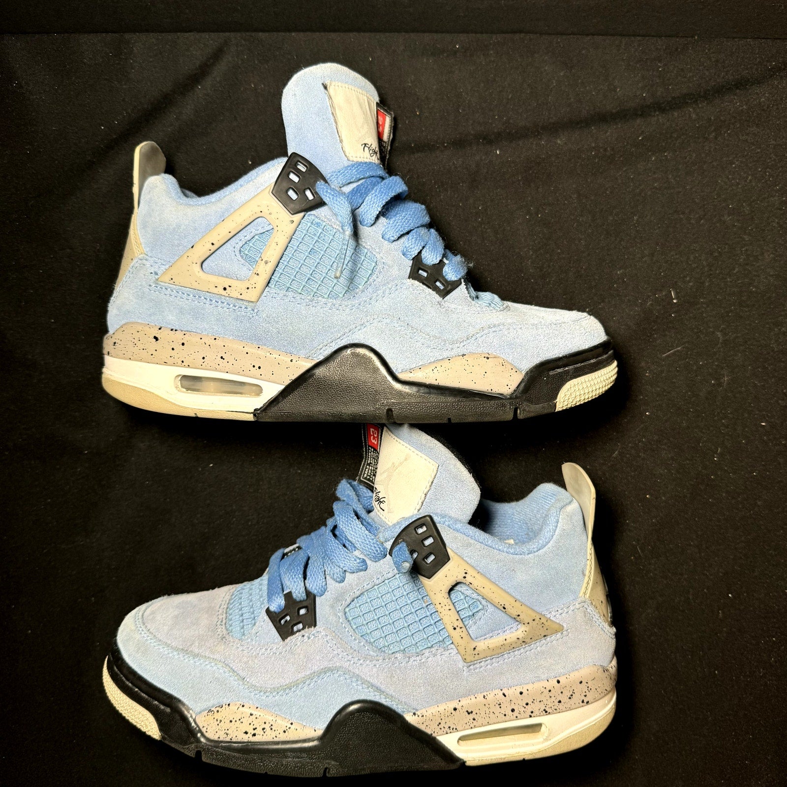 Air Jordan 4 Retro GS University Blue Kids Shoes - Size 4