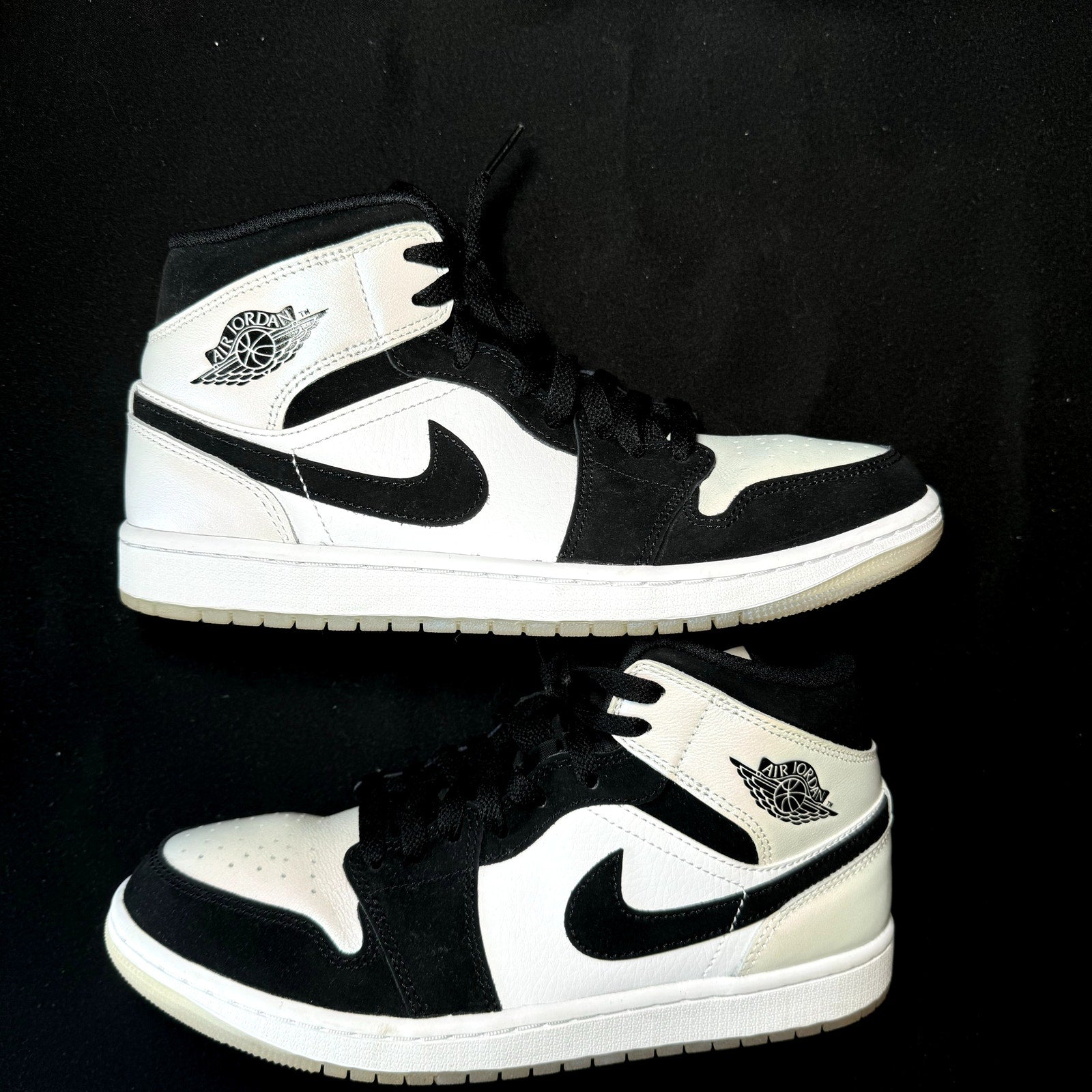 Air Jordan 1 Mid SE Diamond Men's Shoes - Size 8.5