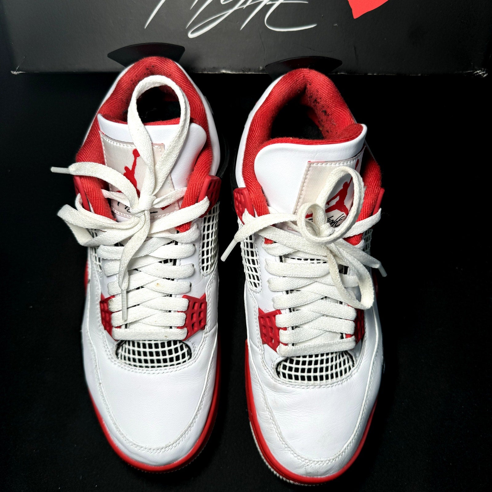 Air Jordan 4 Retro OG Fire Red 2020 Men's Shoes  - Size 7.5