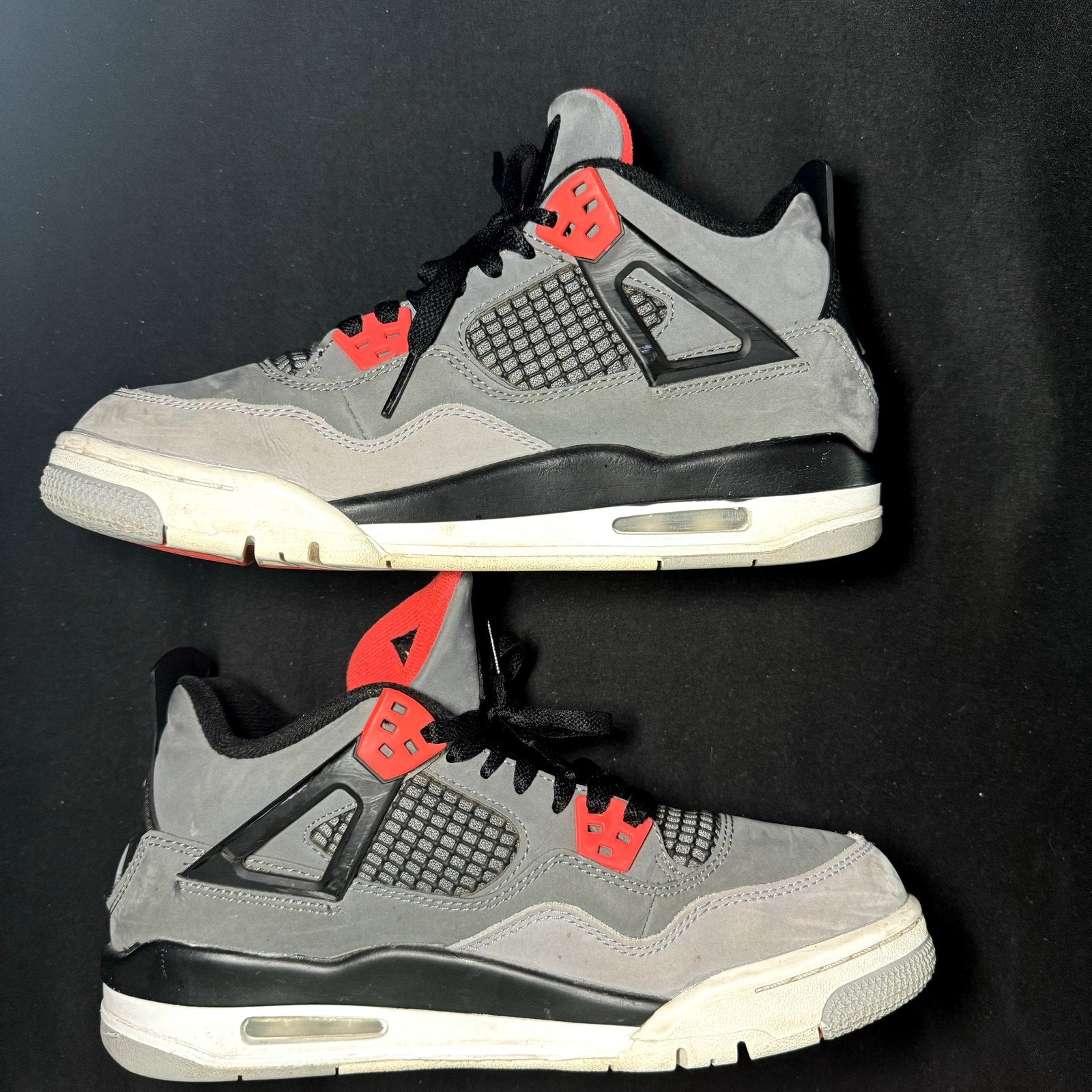 Air Jordan 4 Retro GS Infrared Kids Shoes - Size 7