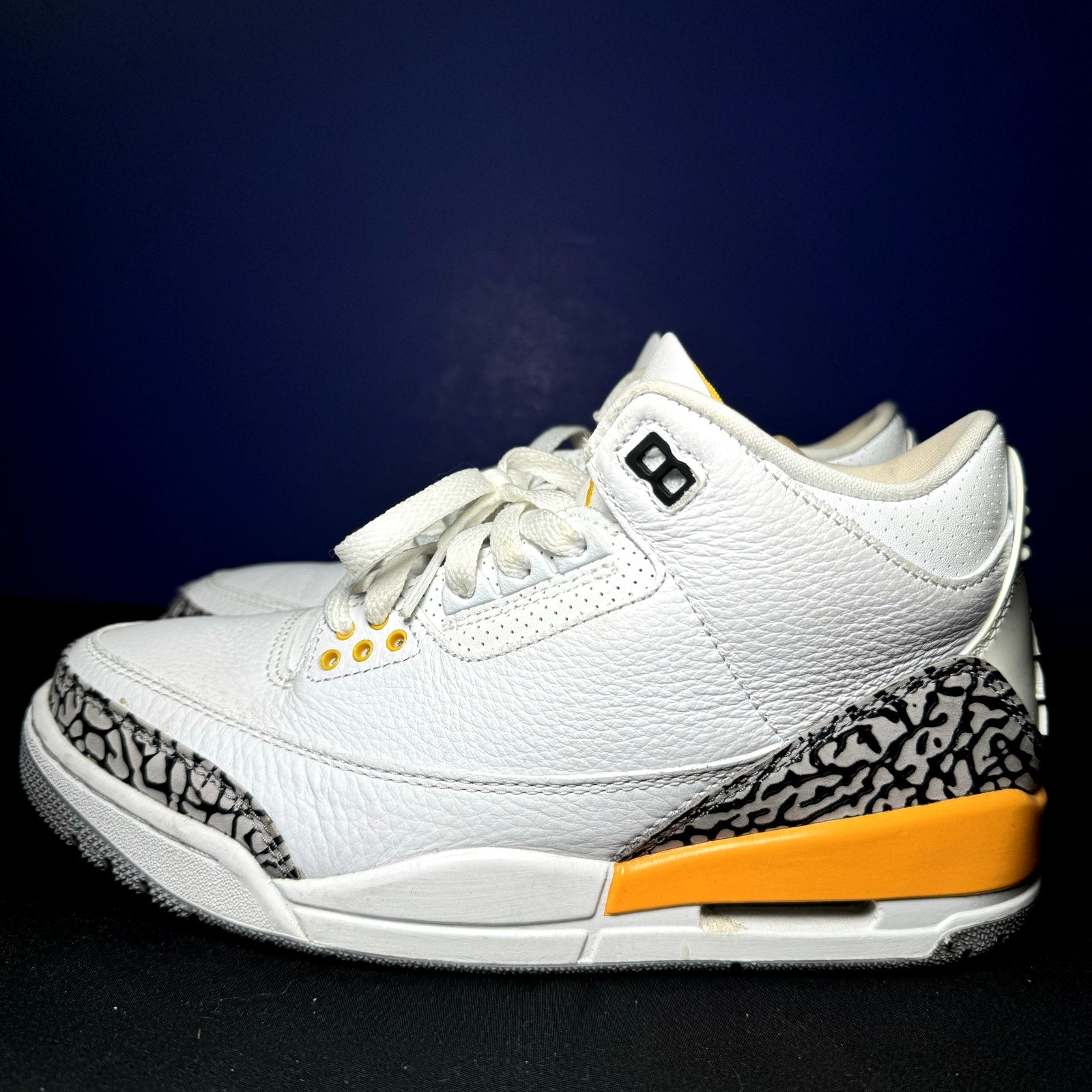 Nike Air Jordan 3 Retro Laser Orange Women's Shoes - Size 8