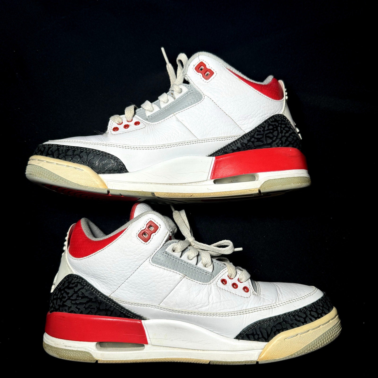 Air Jordan 3 Retro Fire Red 2013 Men's Shoes - Size 8