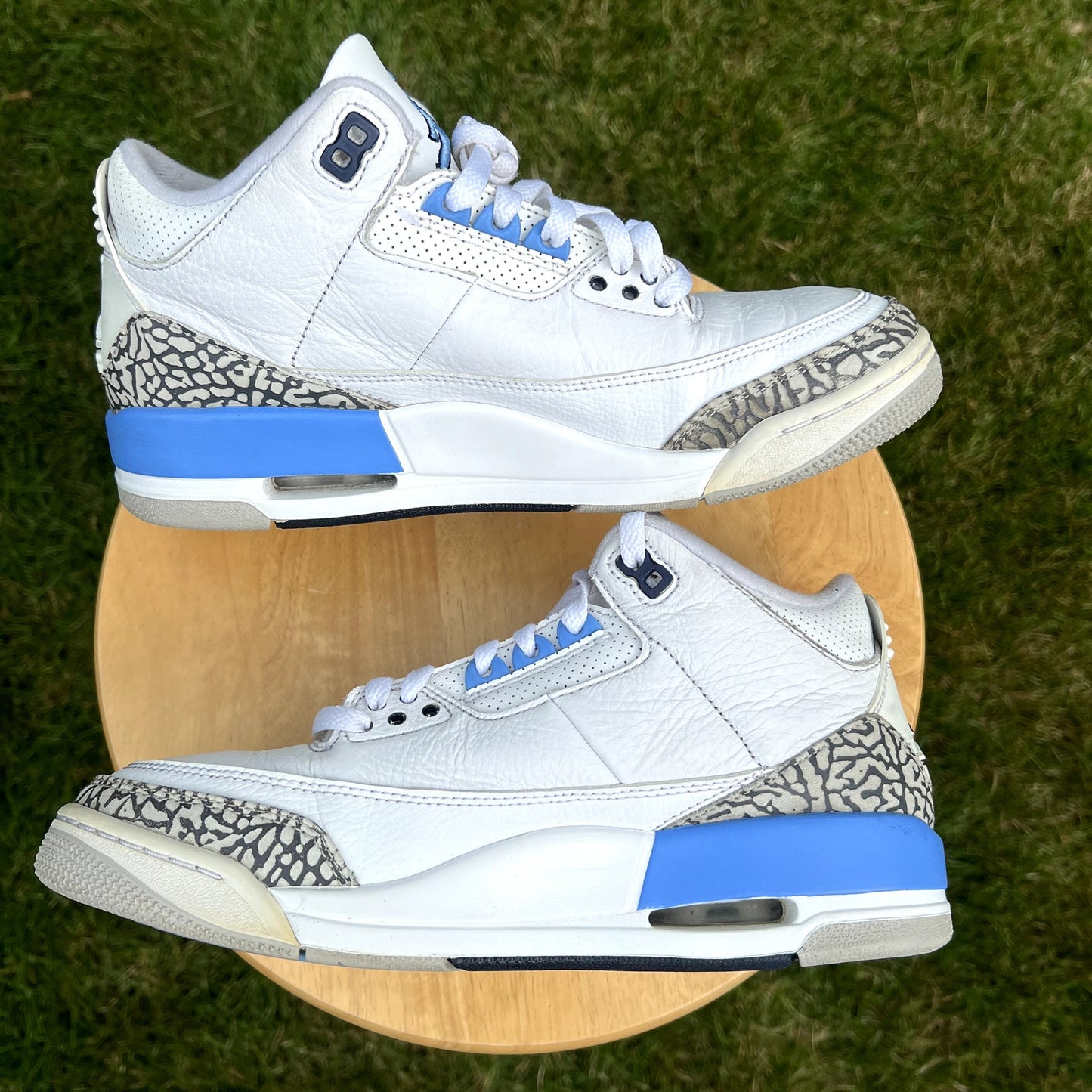 Air Jordan 3 Retro UNC Men's Shoes - Size 8.5