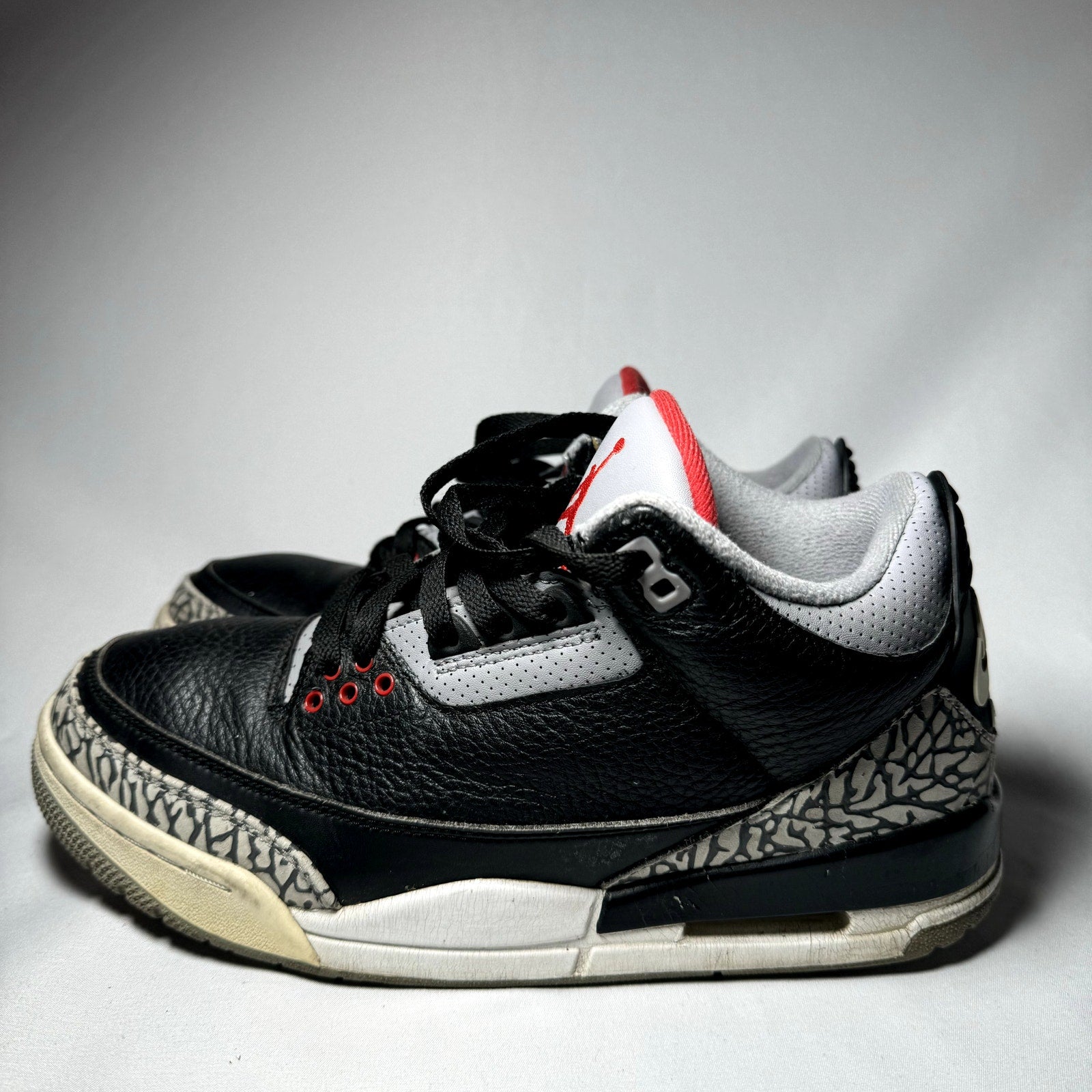 Air Jordan 3 Retro OG Black Cement 2018 Men's Shoes - Size 8.5