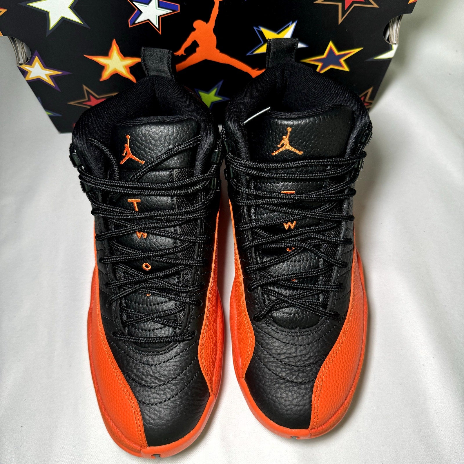 Air Jordan 12 Retro Brilliant Orange Women's Shoes - Size 8